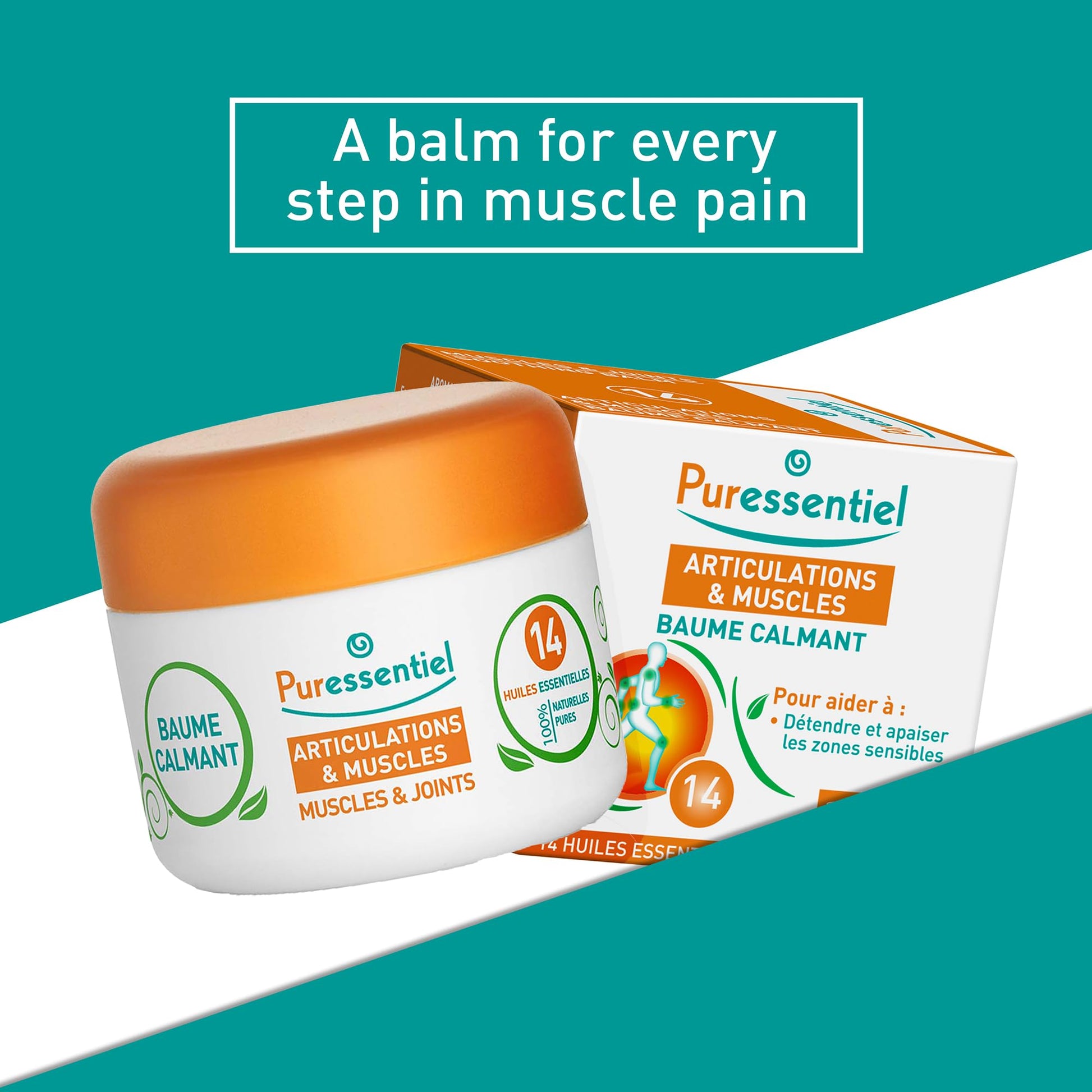Puressentiel Muscle and Joints Balm - Essential Oil and Shea Butter Balm for Back and Neck Massage - Dye-Free, No Preservatives - 1.01 oz Puressentiel buy supplements canada