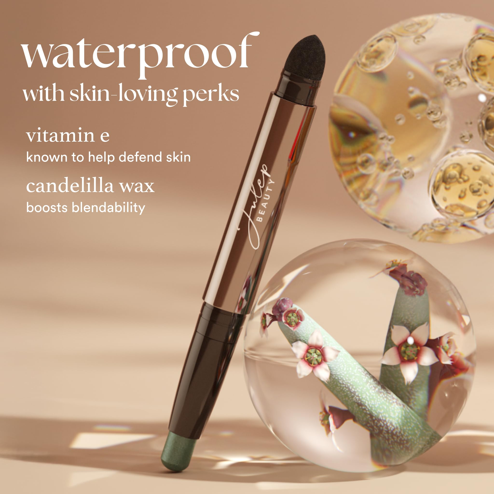 Julep Eyeshadow 101 Cream-to-Powder Waterproof Shadow Stick – Sand Shimmer – Long-Lasting, Crease-Proof, Champagne Toned Shimmer Cream Eyeshadow with Built-in Smudger Julep buy supplements canada