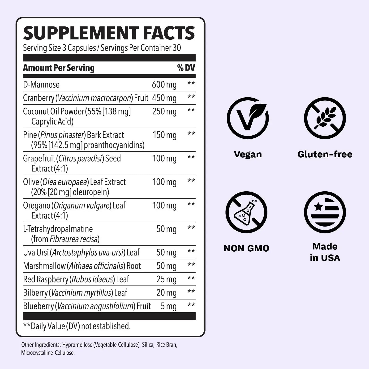 Urinari-X Extra Strength with Enhanced Comfort - Urinary Tract Support - Fast UTI Relief - Vitamin Supplement for Bladder Function - D-Mannose, Cranberry, Pinebark, Uva Ursi & Grapefruit - 90 Capsules LifeSeasons buy supplements canada