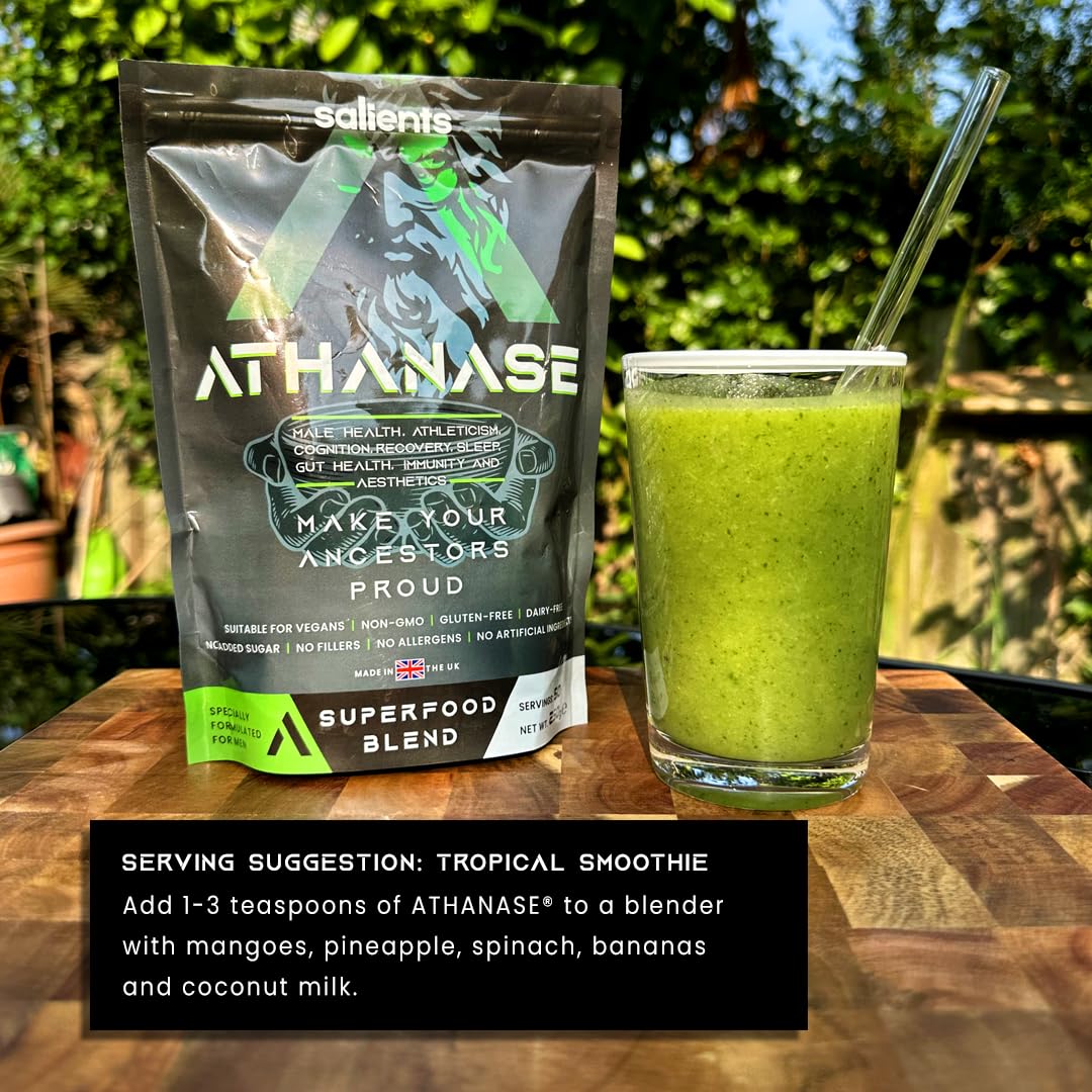 SALIENTS® ATHANASE® | Men's Super Greens Powder | Superfood Powder Blend Salients buy supplements canada