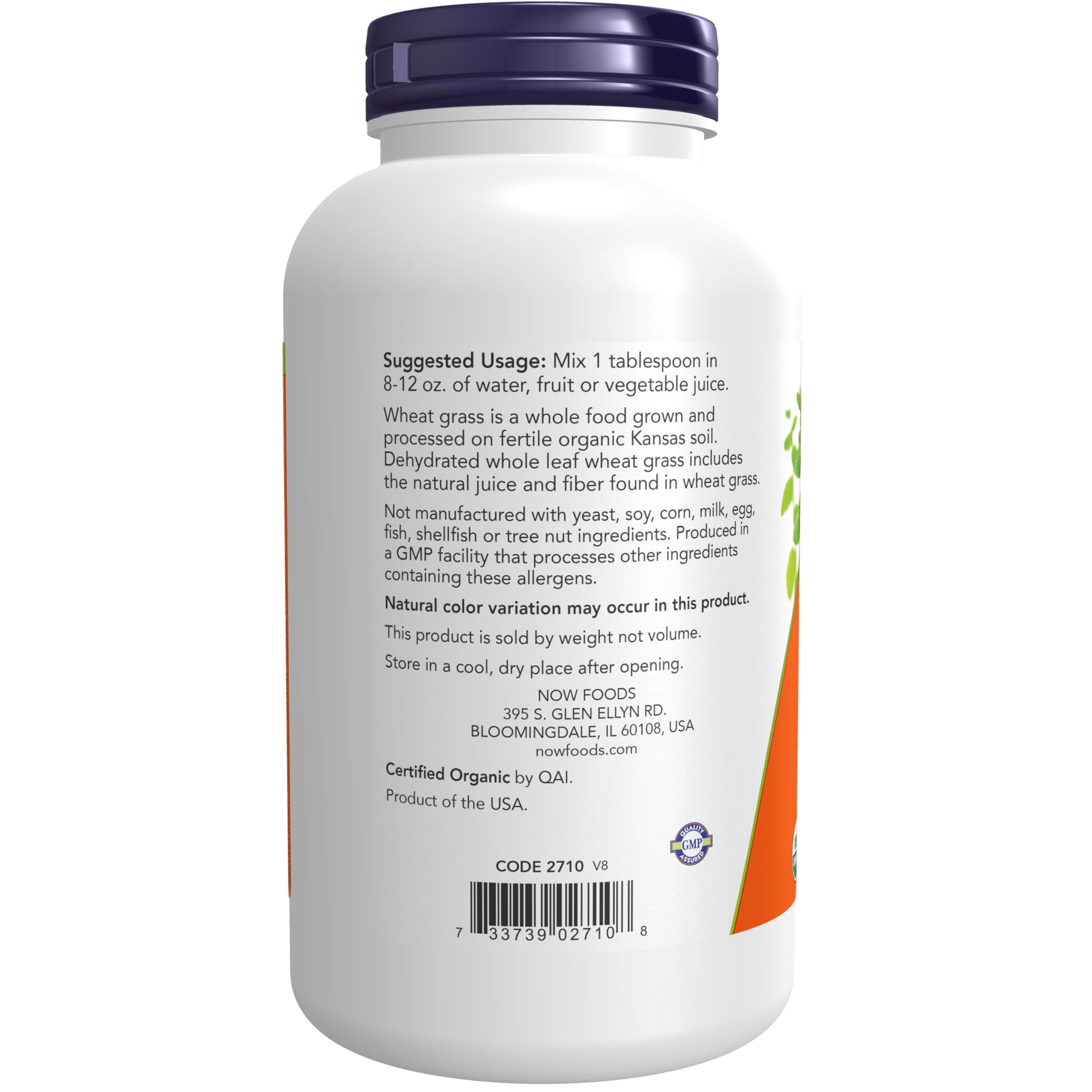 NOW Foods Supplements, Certified Organic and Non-GMO, Wheat Grass Powder, Green Superfood, 9-Ounce NOW Foods buy supplements canada