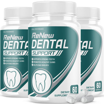 IDEAL PERFORMANCE (3 Pack) Renew Dental Support Pills Cleanser (180 Capsules) IDEAL PERFORMANCE buy supplements canada