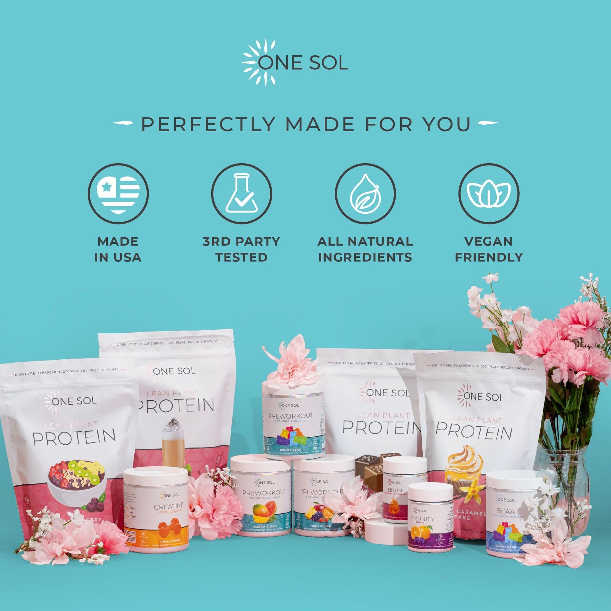 One Sol Pre-Workout for Women, Enhanced Pump & Focus, No Jitters Or Crash, Natural One Sol buy supplements canada