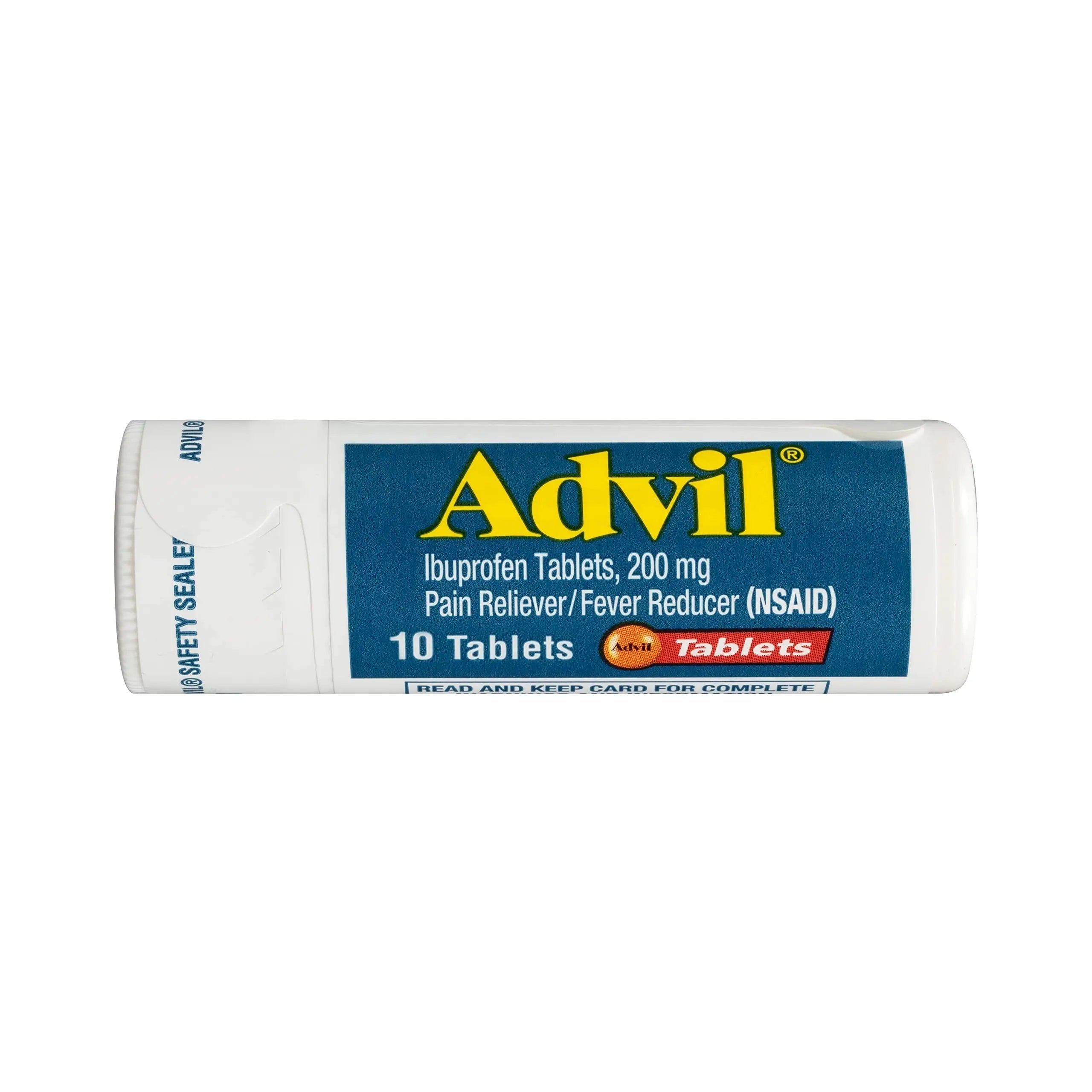 Advil Pain Reliever and Fever Reducer, Pain Relief Medicine with Ibuprofen 200mg for Headache, Backache, Menstrual Pain and Joint Pain Relief - 10 Coated Tablets Advil buy supplements canada