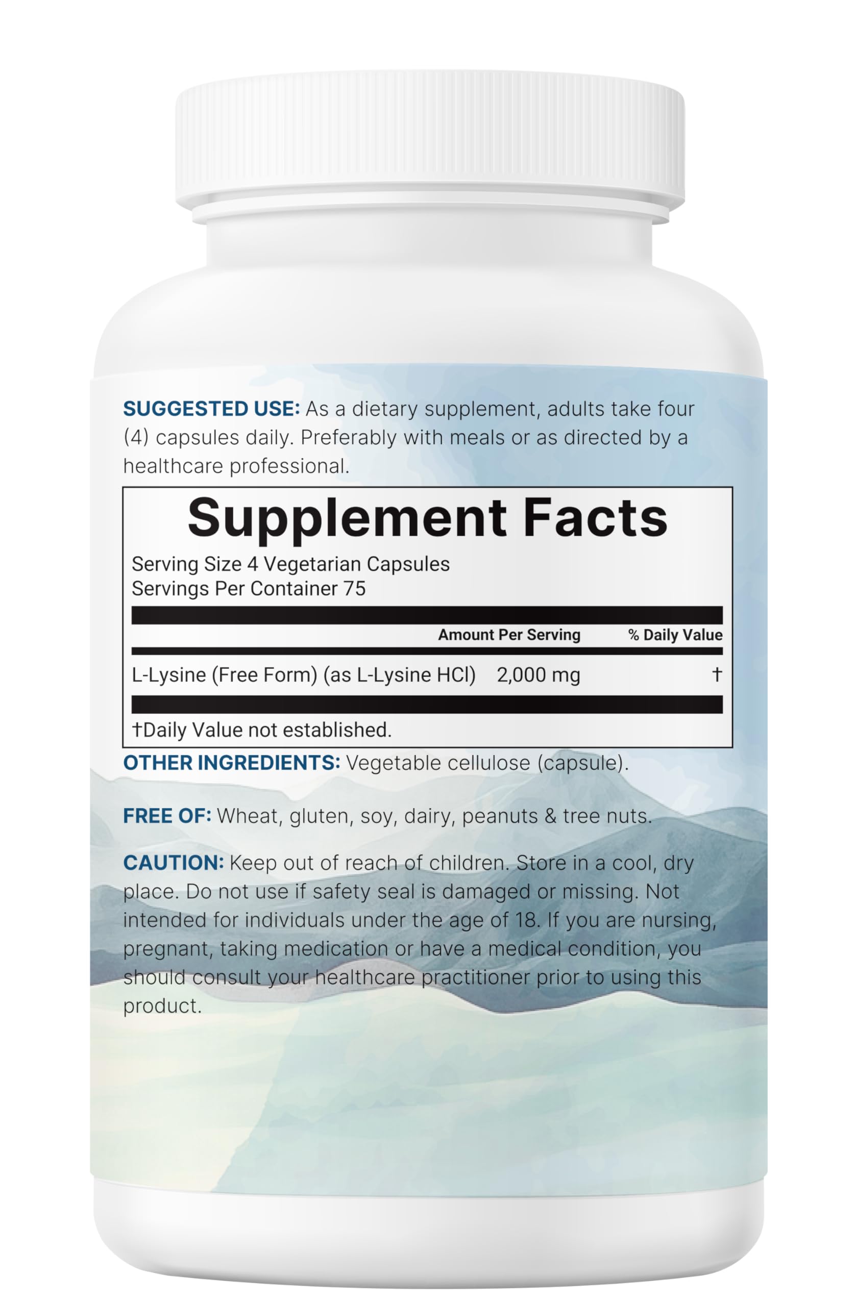 Pure L-Lysine 2,000mg, 300 Veggie Capsules | Maximum Potency, Easily Absorbed, Free Form | Essential Amino Acid for Collagen, Lip, & Immune Support Micro Ingredients buy supplements canada
