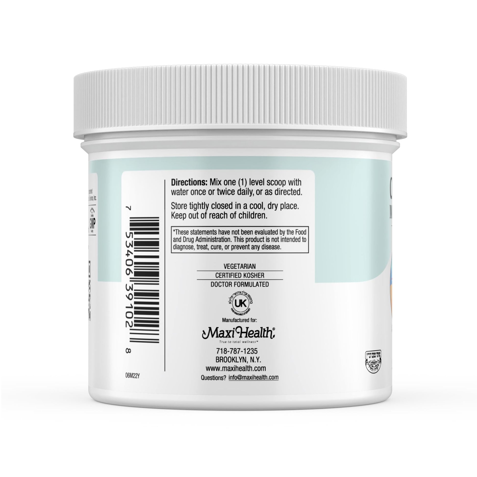 Maxi Health Creatine Monohydrate Powder – Pure Creatine Powder with L-Taurine & Ribose for Energy, Strength, & Muscle Gain – Vegan & Kosher – 30 Servings Maxi Health buy supplements canada