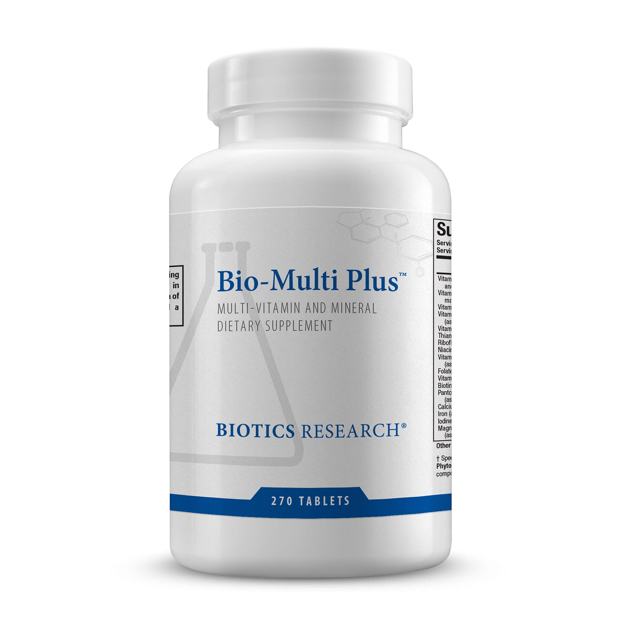 BIOTICS RESEARCH Bio-Multi Plus - Robust Foundational Multivitamin/Mineral Formula, Contains Plant-Based Trace Minerals 270 Tablets BIOTICS RESEARCH buy supplements canada