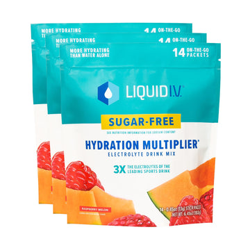 Liquid I.V. Sugar-Free Hydration Multiplier - Raspberry Melon – Hydration Powder Packets Liquid I.V. buy supplements canada