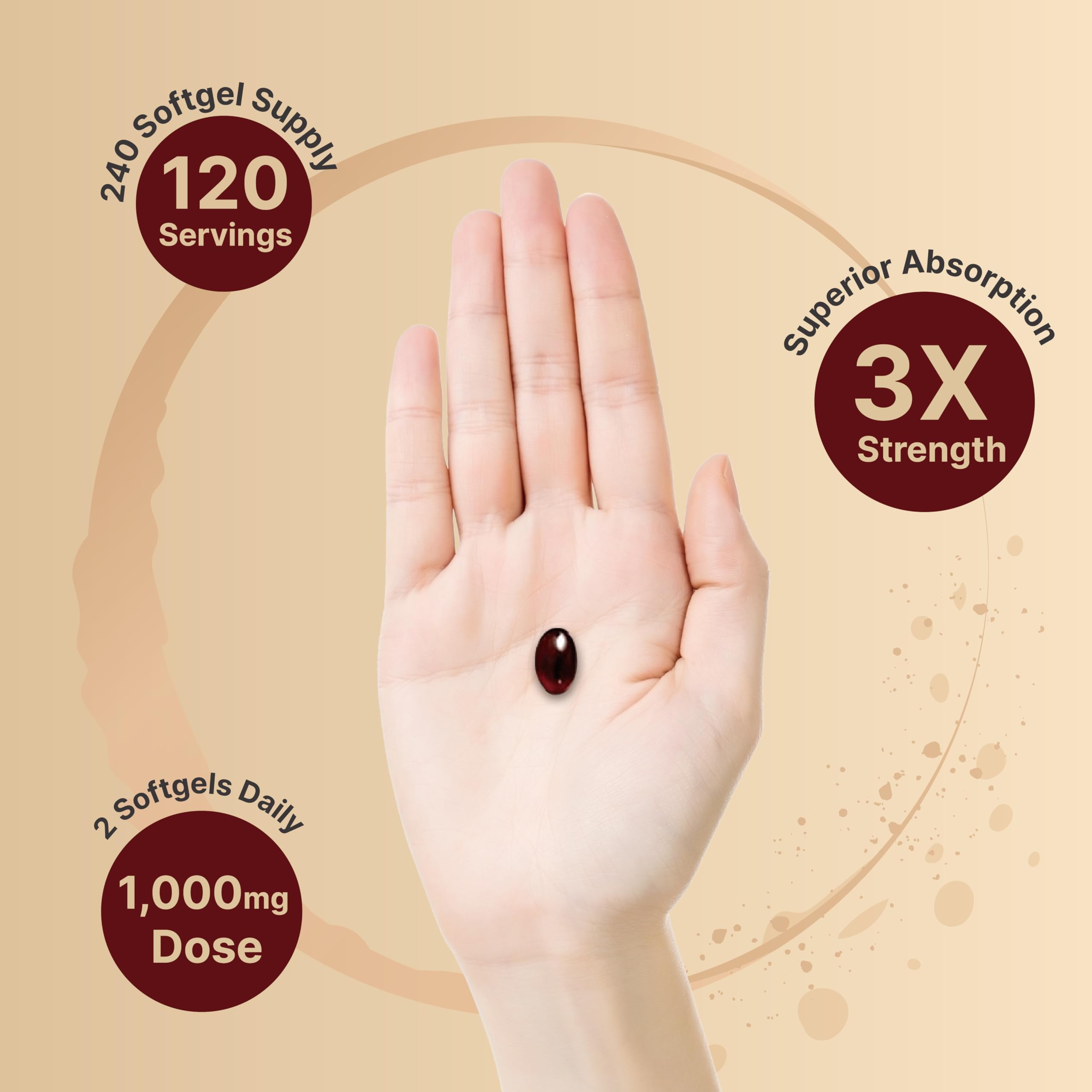 NatureBell Antarctic Krill Oil 1000mg Supplement, 240 Softgels, Natural Source of Omega-3 NatureBell buy supplements canada