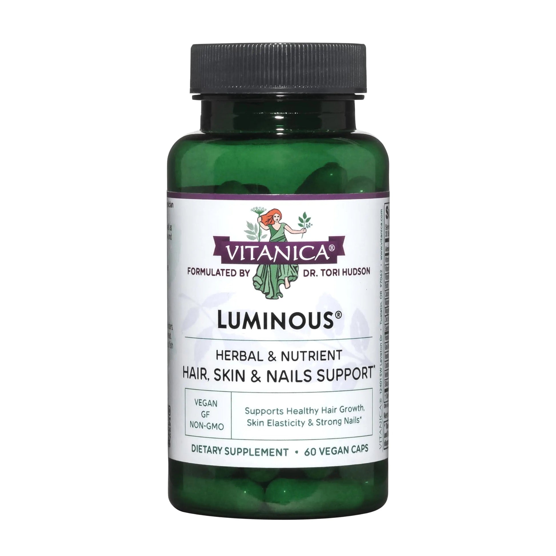 Vitanica, Luminous, Hair, Skin and Nail Support, Vegan, 60 Capsules Vitanica buy supplements canada