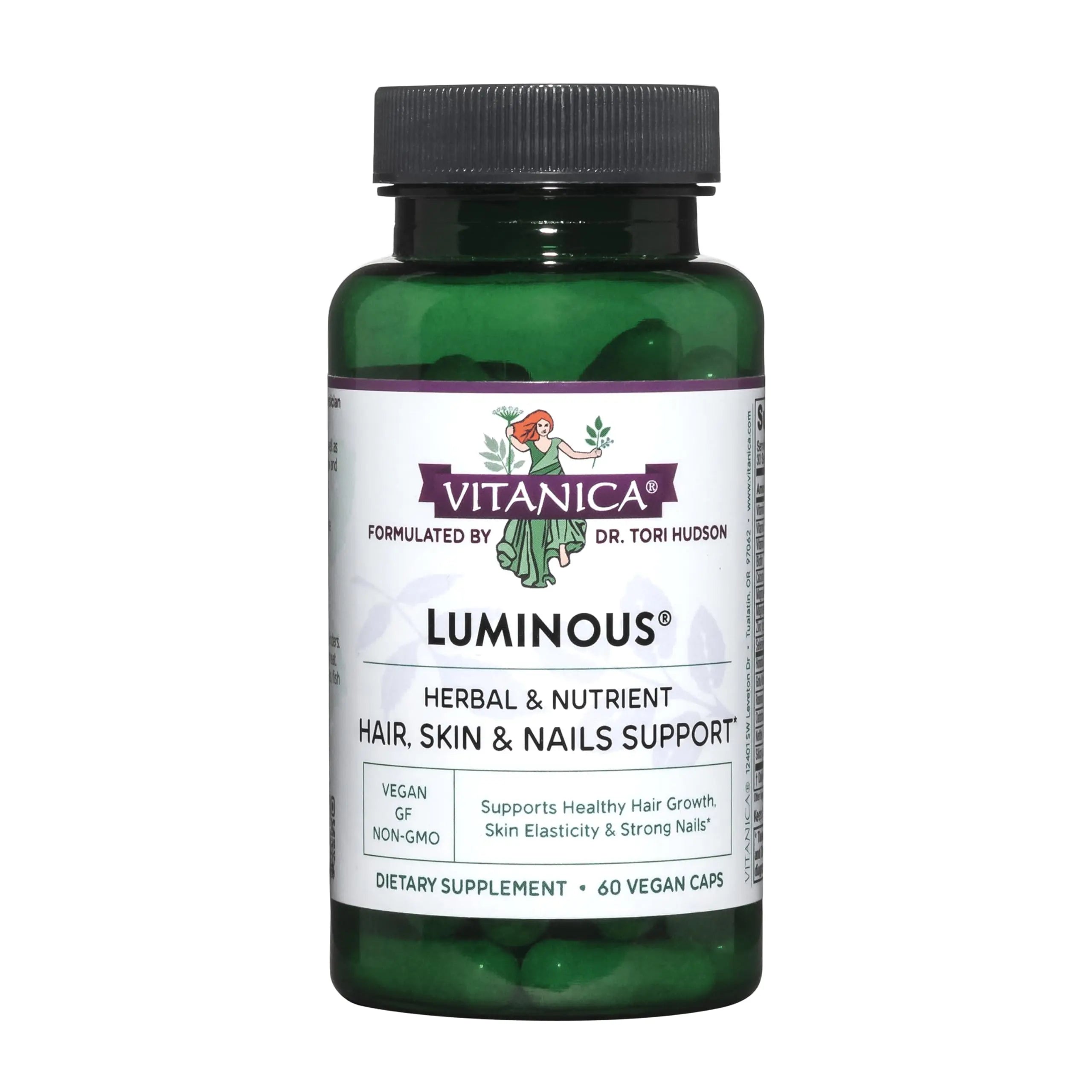 Vitanica, Luminous, Hair, Skin and Nail Support, Vegan, 60 Capsules Vitanica buy supplements canada