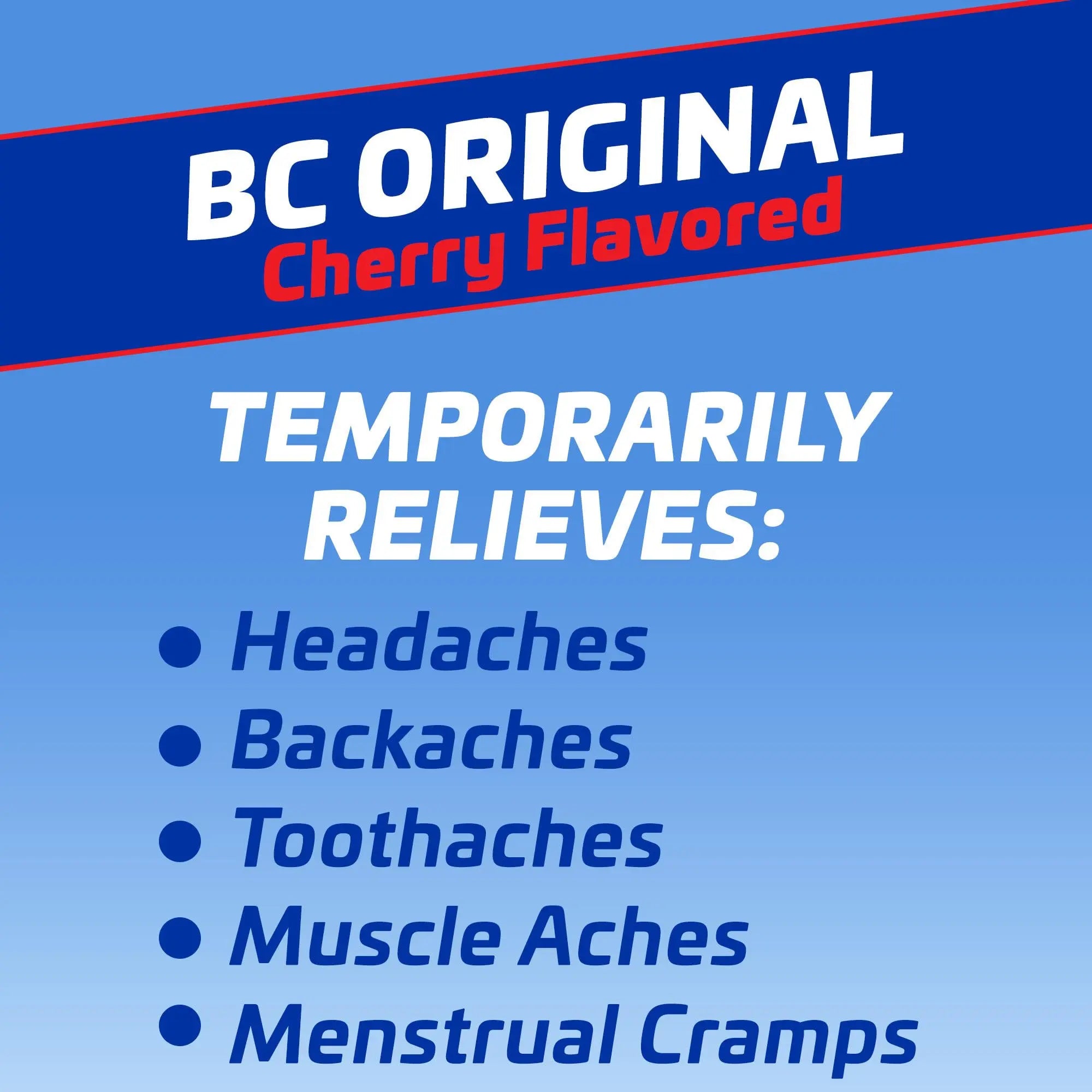 BC Powder Pain Reliever, Cherry Flavor Aspirin Dissolve Packs, 24 Count Powder Packets (2 Pack) BC buy supplements canada