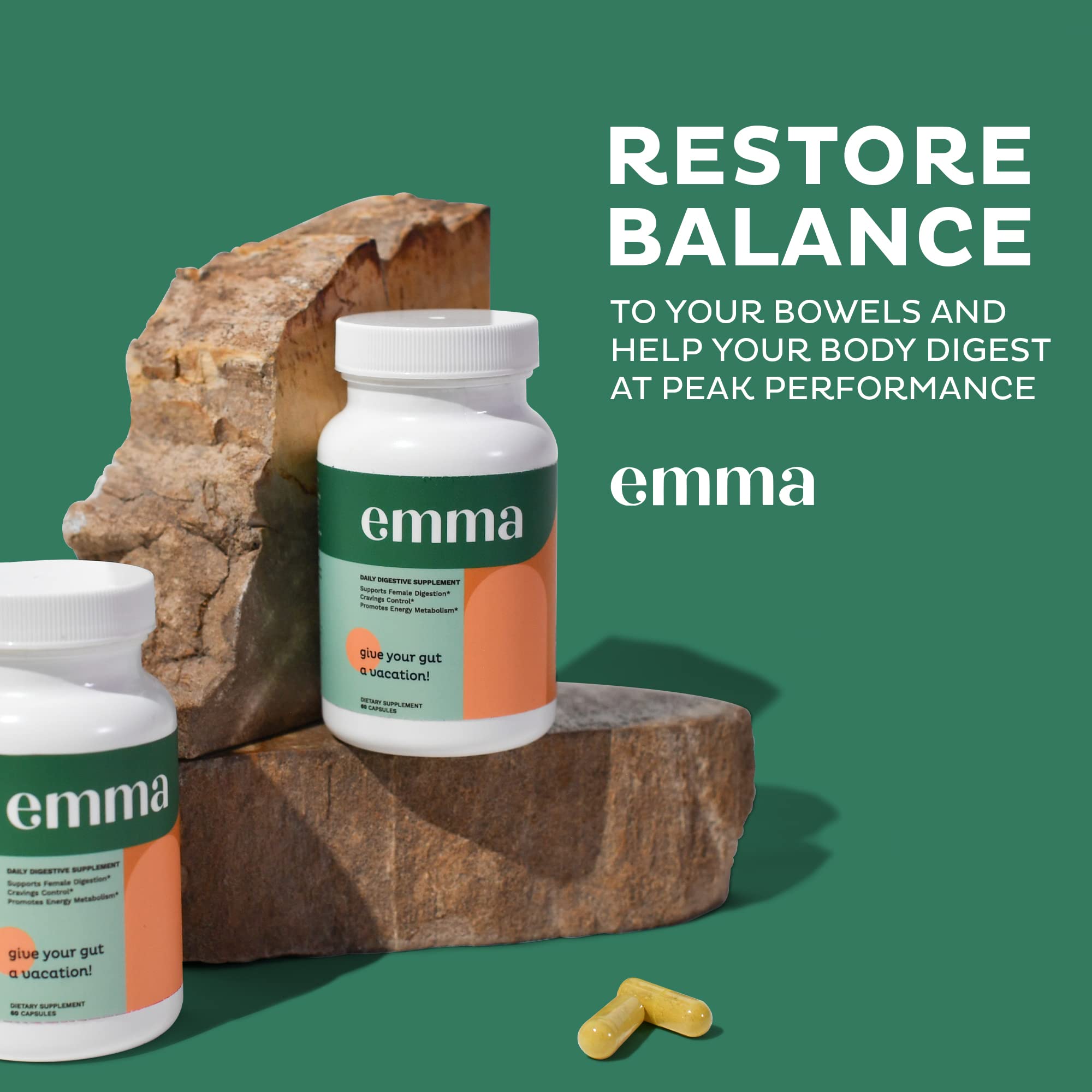 Emma Gut Health - Gas and Bloating Relief, Constipation, Leaky Gut Repair - Gut Cleanse Emma buy supplements canada