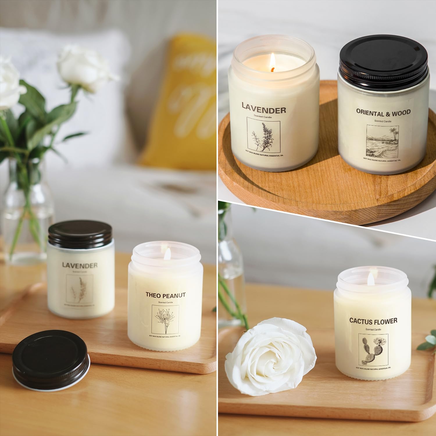 6 Pack Scented Candles, Aromatherapy Candles Gifts Set for Women, 42.6 oz 300 Hour Long Lasting YINUO LIGHT buy supplements canada