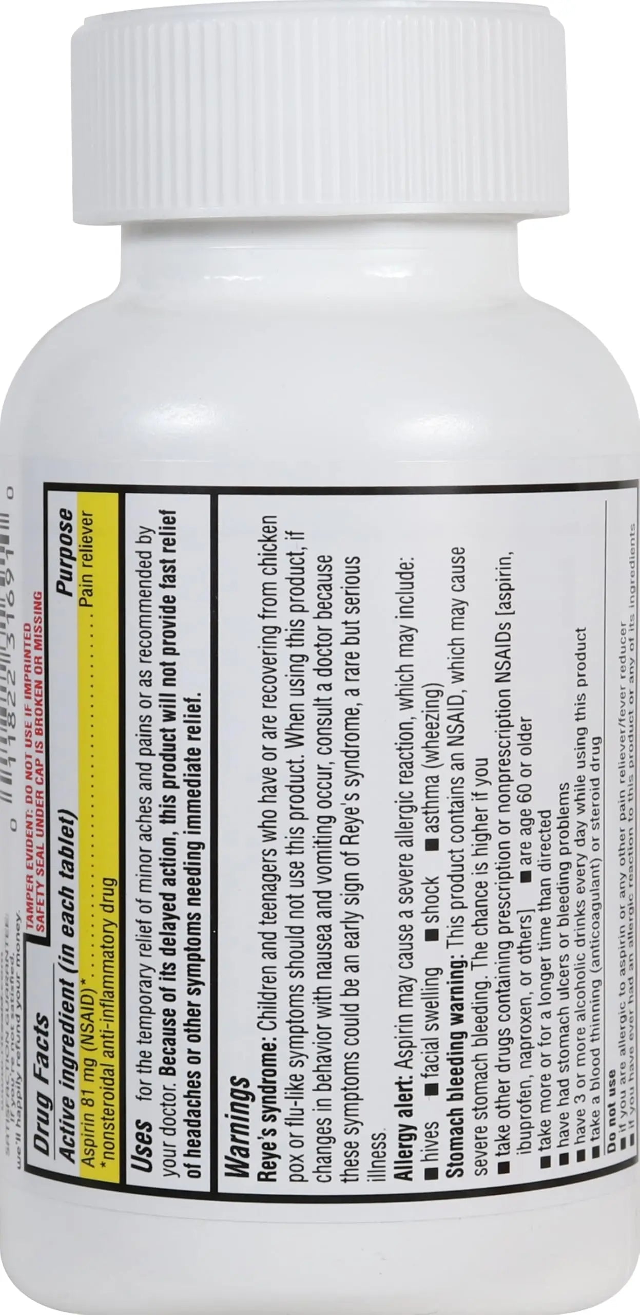 Rite Aid Aspirin Enteric Tablets - 81 mg Aspirin - 500 Count - Low-Dose for Headache Relief - Safety Coated - Aspirin Regimen - Migraine Medicine - Pain Relief Rite Aid buy supplements canada