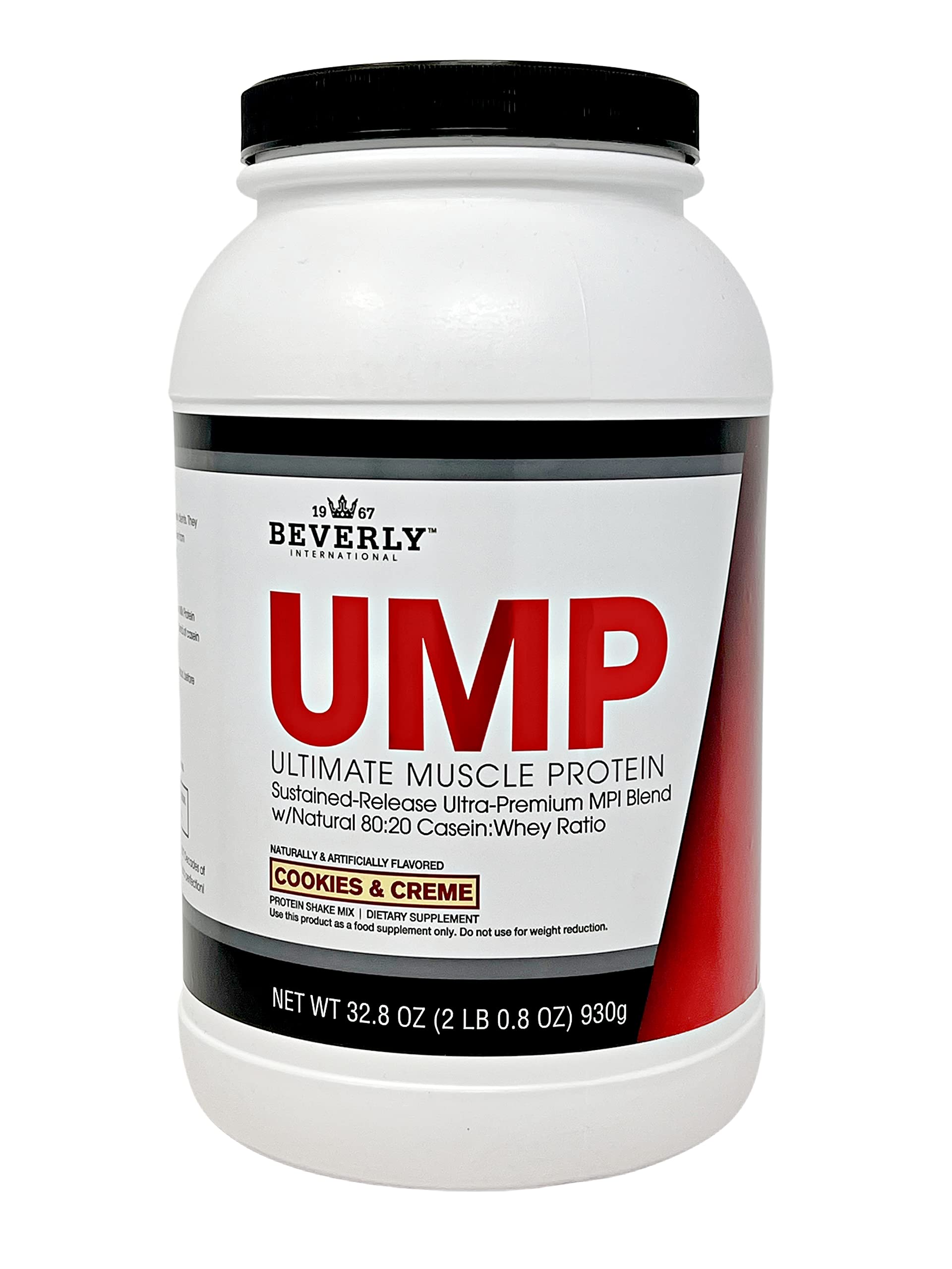 Beverly International UMP Protein Powder, Cookies & Cream. Unique Whey-Casein Ratio Builds Lean Muscle. Easy to Digest. No Bloat. (32.8 oz) 2lb .8 oz Beverly International buy supplements canada