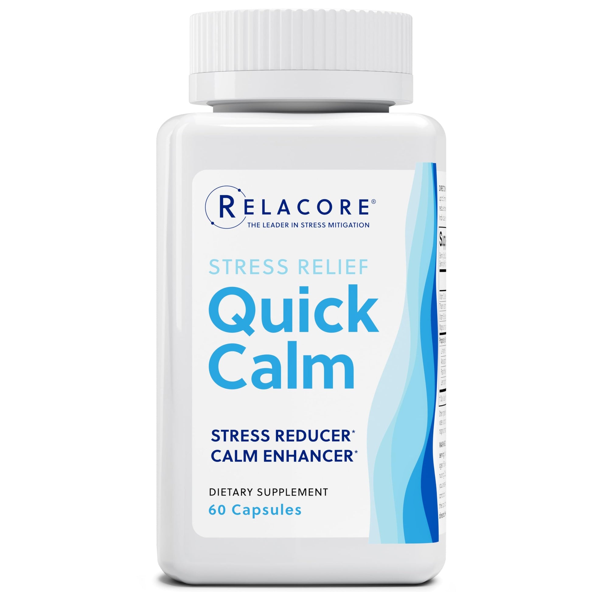 Relacore Quick Calm Mood Support Supplement with Ashwagandha, L-Theanine, Rapid Stress Relief and Relaxation – Cortisol Supplement - 60 ct Relacore buy supplements canada