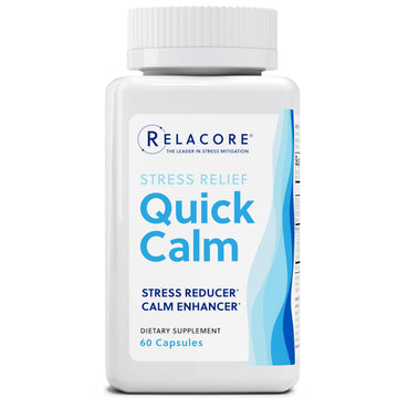 Relacore Quick Calm Mood Support Supplement with Ashwagandha, L-Theanine, Rapid Stress Relief and Relaxation – Cortisol Supplement - 60 ct Relacore buy supplements canada