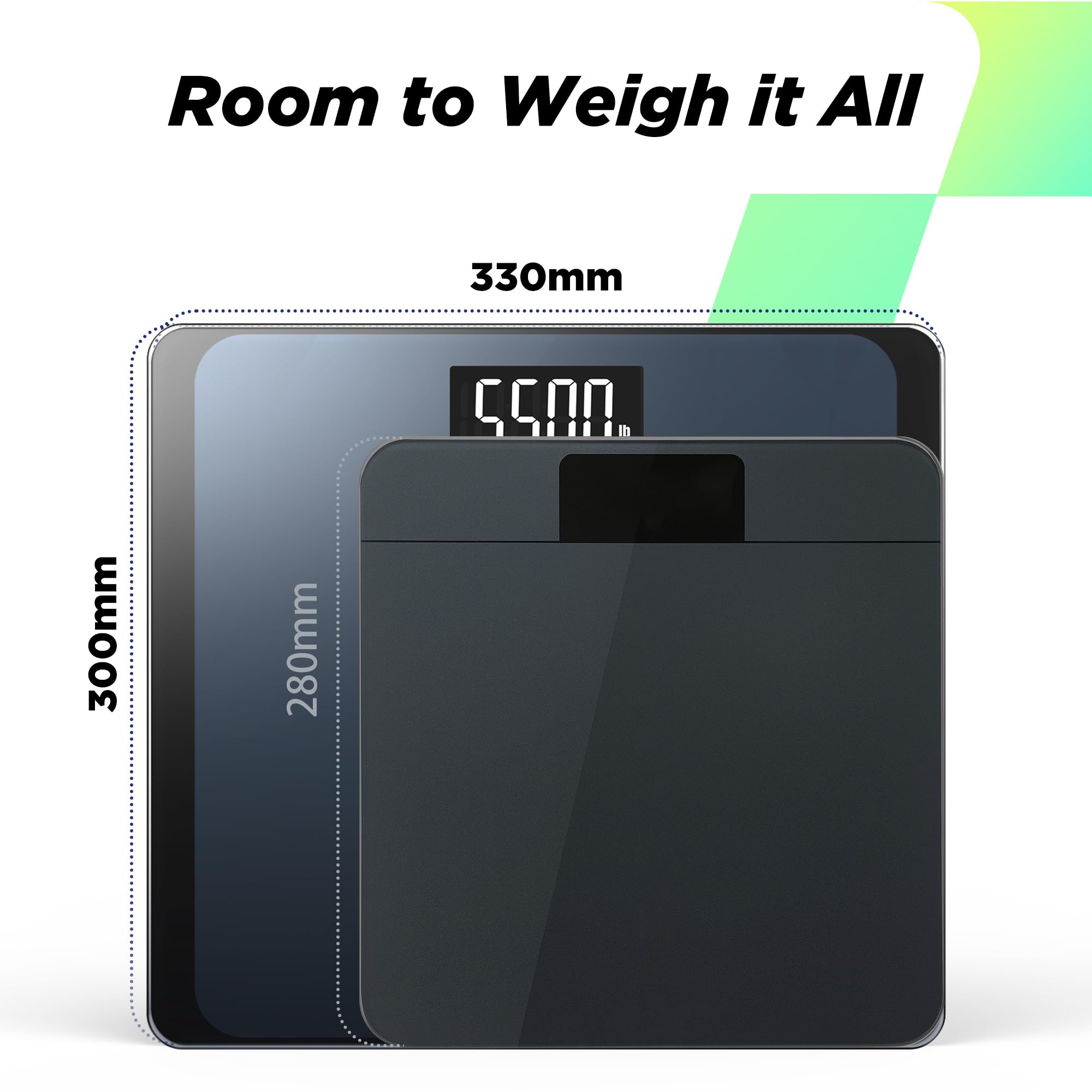 RunSTAR 550lb Bathroom Digital Scale for Body Weight with Ultra-Wide Platform and Large runstar buy supplements canada