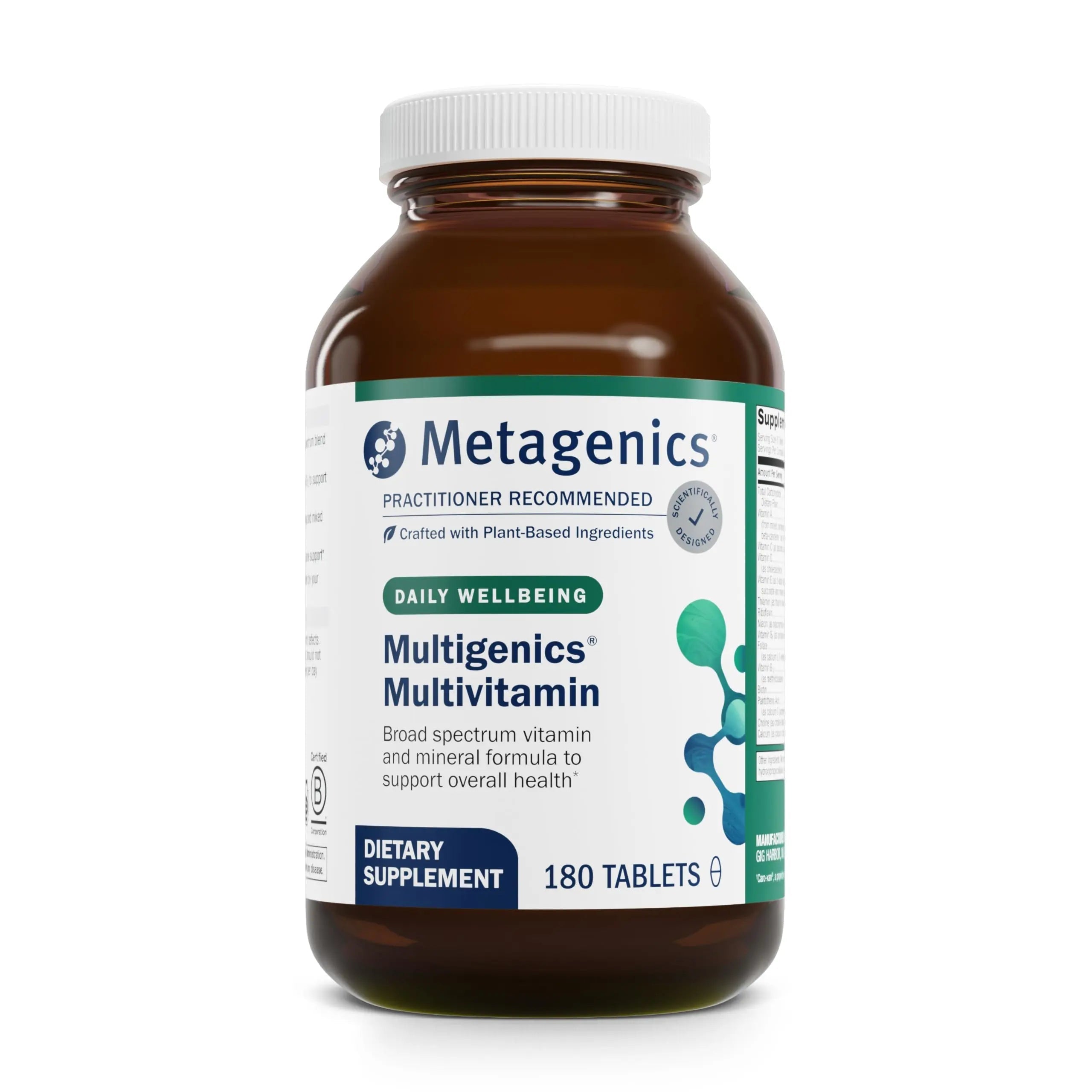Metagenics Multigenics Multivitamin - Daily Multivitamin with Beta-Carotene, Folic Acid, Calcium & Magnesium - Supports Bone, Heart, Immune & Cellular Health Metagenics buy supplements canada