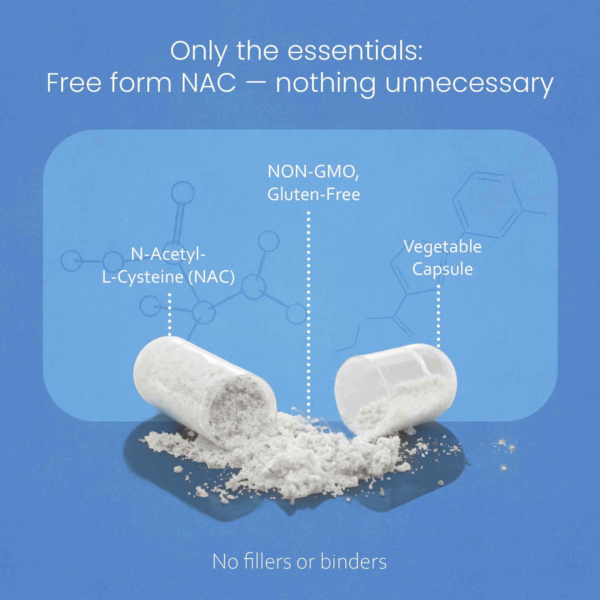 NaturaLife Labs N-Acetyl-L-Cysteine (NAC) 1600 mg – 100 Capsules - Vegan, Non-GMO & Gluten-Free NaturaLife Labs buy supplements canada