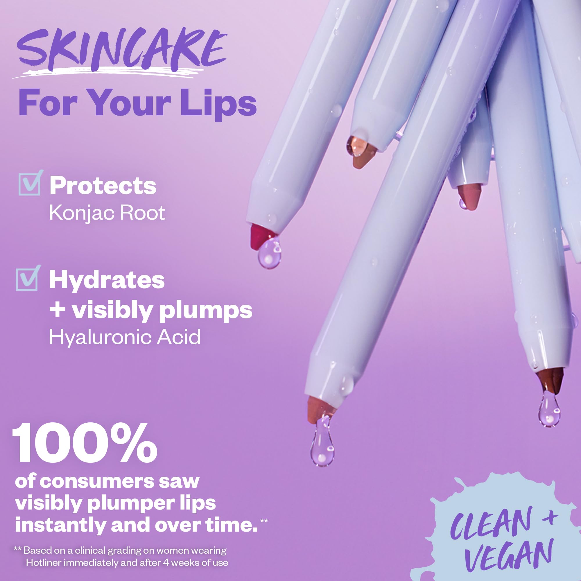 Kosas Hotliner Retractable Lip Liner Pencil with Built-In Brush & Sharpener - Easy Contouring, Hydrating, Long-Lasting- Pigmented Creamy Texture for Plumping Lips - Hyaluronic Acid & Konjac - Infinite Kosas buy supplements canada