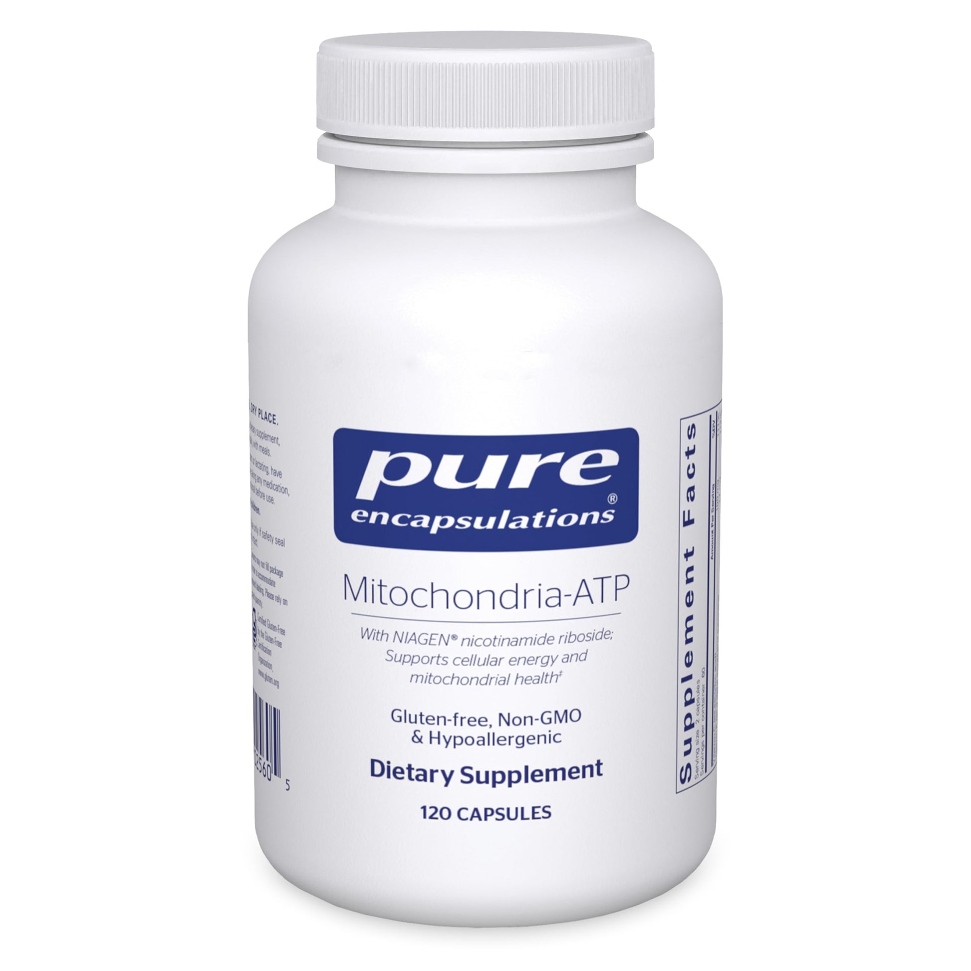 Pure Encapsulations Mitochondria-ATP - Mitochondrial Support - ATP Production Aid* - with Vitamin C, Vitamin E & Thiamin - Antioxidant Support - 120 Capsules Pure Encapsulations buy supplements canada