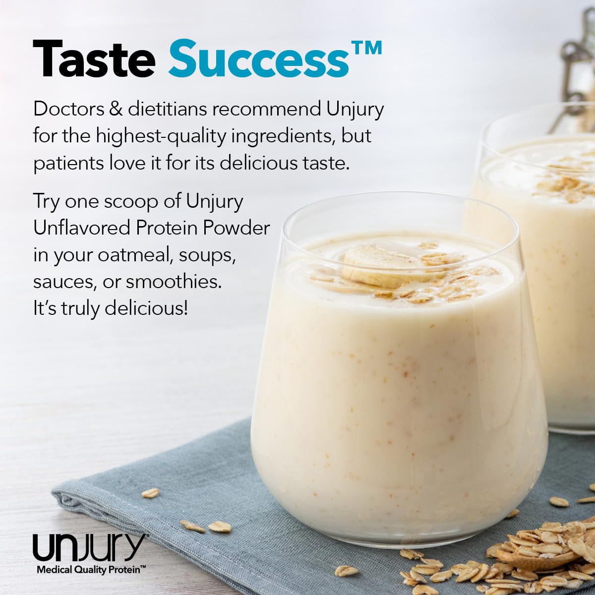 Unjury Unflavored Protein Powder | 21g 100% Whey Isolate Protein Powder | Unflavored Whey Protein Powder | Low Carb and Sugar Free Whey Protein Isolate | Gluten Free Unjury buy supplements canada