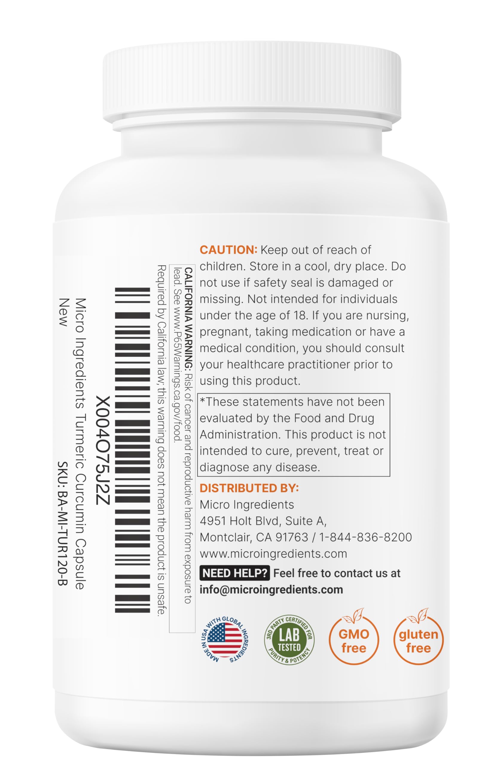 Micro Ingredients Pure Turmeric Curcumin Supplement 1,000mg – 95% Curcuminoids with Black Pepper & Ginger – High Absorption for Joint & Antioxidant Support Micro Ingredients buy supplements canada