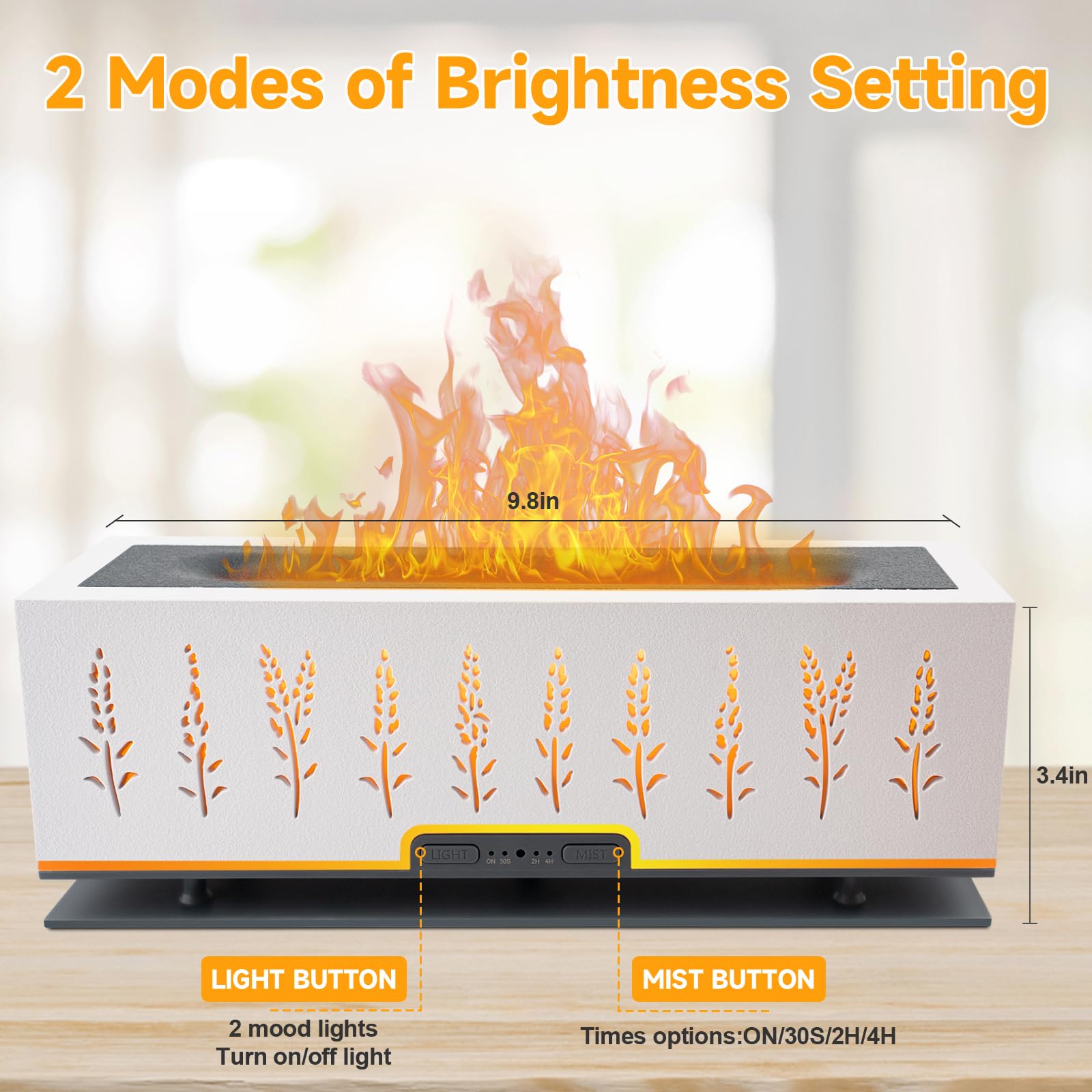 WENPHONE Flame Air Aroma Diffuser Humidifier, Essential Oil Diffuser, 200ml Aromatherapy Diffuser WENPHONE buy supplements canada
