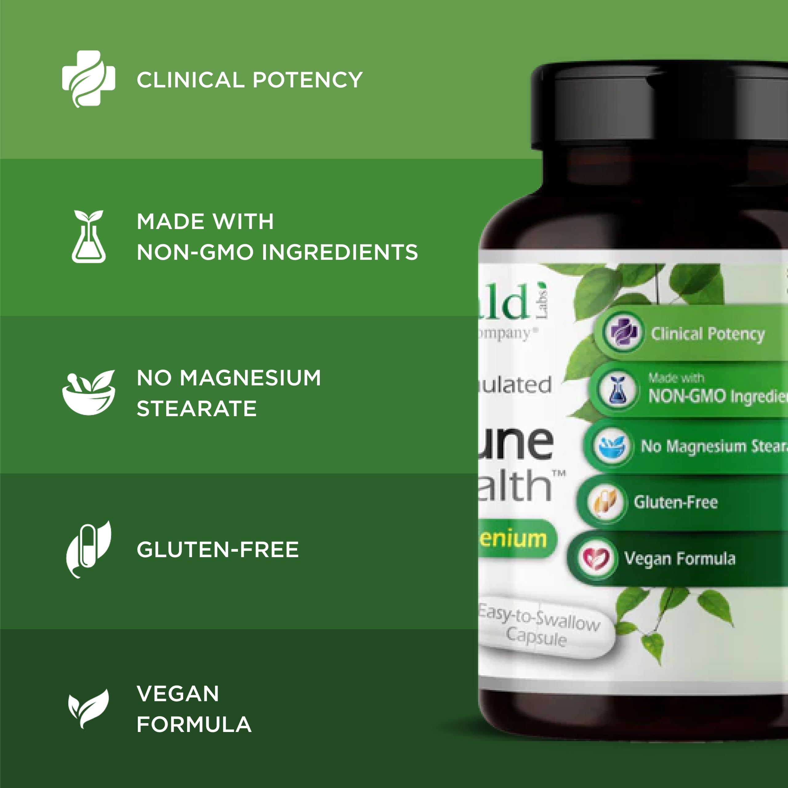 Emerald Labs HashiMune Health - Vegan Thyroid & Immune Support Supplement - Includes SelenoExcell Selenium & Myo-Inositol - 60 Vegetable Capsules (30-Day Supply) EMERALD LABS buy supplements canada