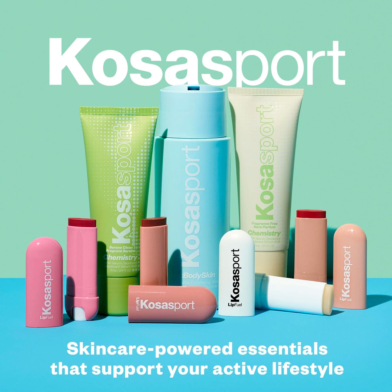 Kosas Chemistry Deodorant - Aluminium and Baking Soda Free + BO-Fighting AHA Serum that Exfoliates, Softens, and Nourishes the Skin, (Serene Clean) Kosas buy supplements canada