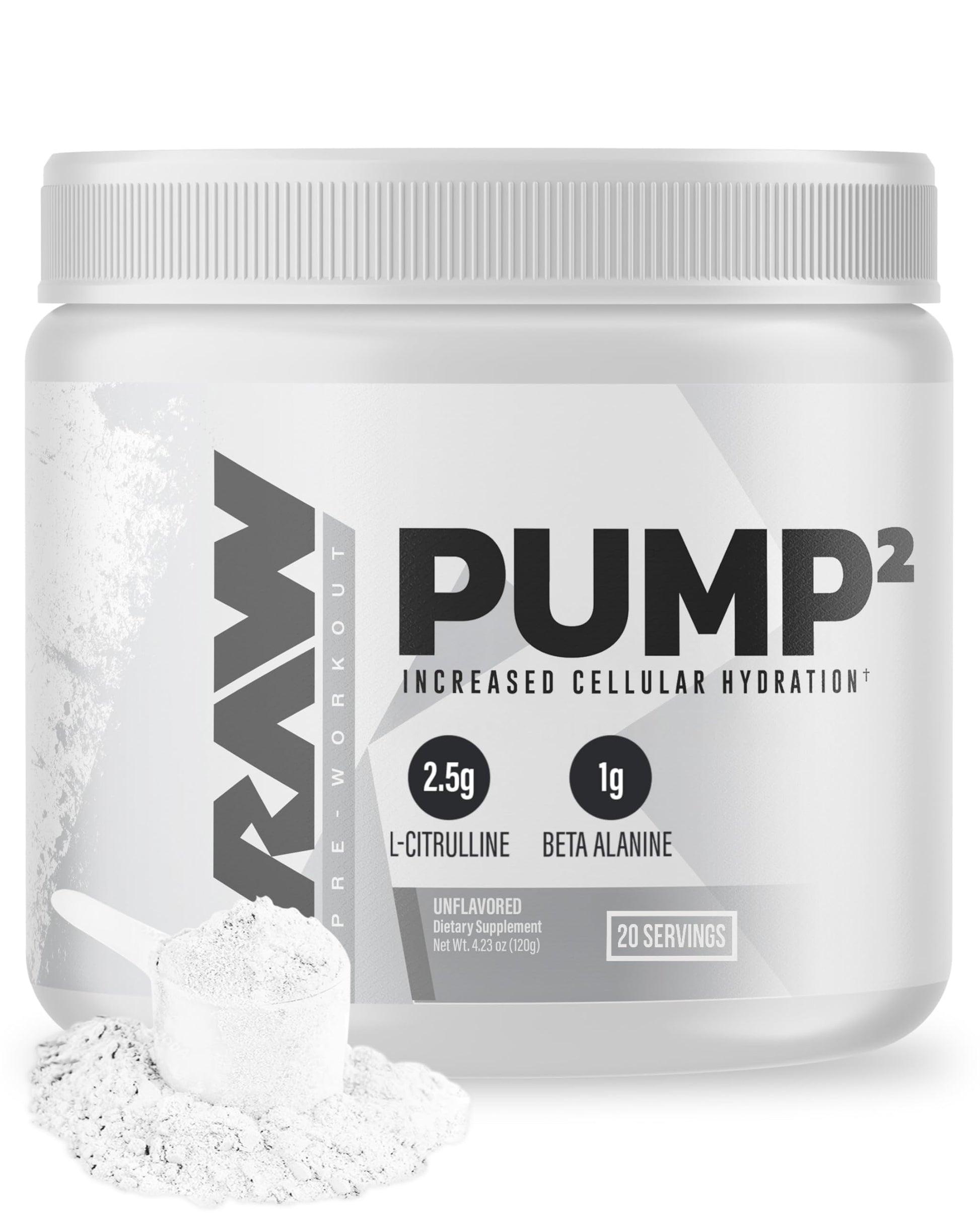 RAW Pump2 Pre Workout | Glycerol Pump Pre Workout Supplement, Pair Pump Supplement for Best Results Or Any Preworkout Powder | Enhanced Hydratio RAW buy supplements canada