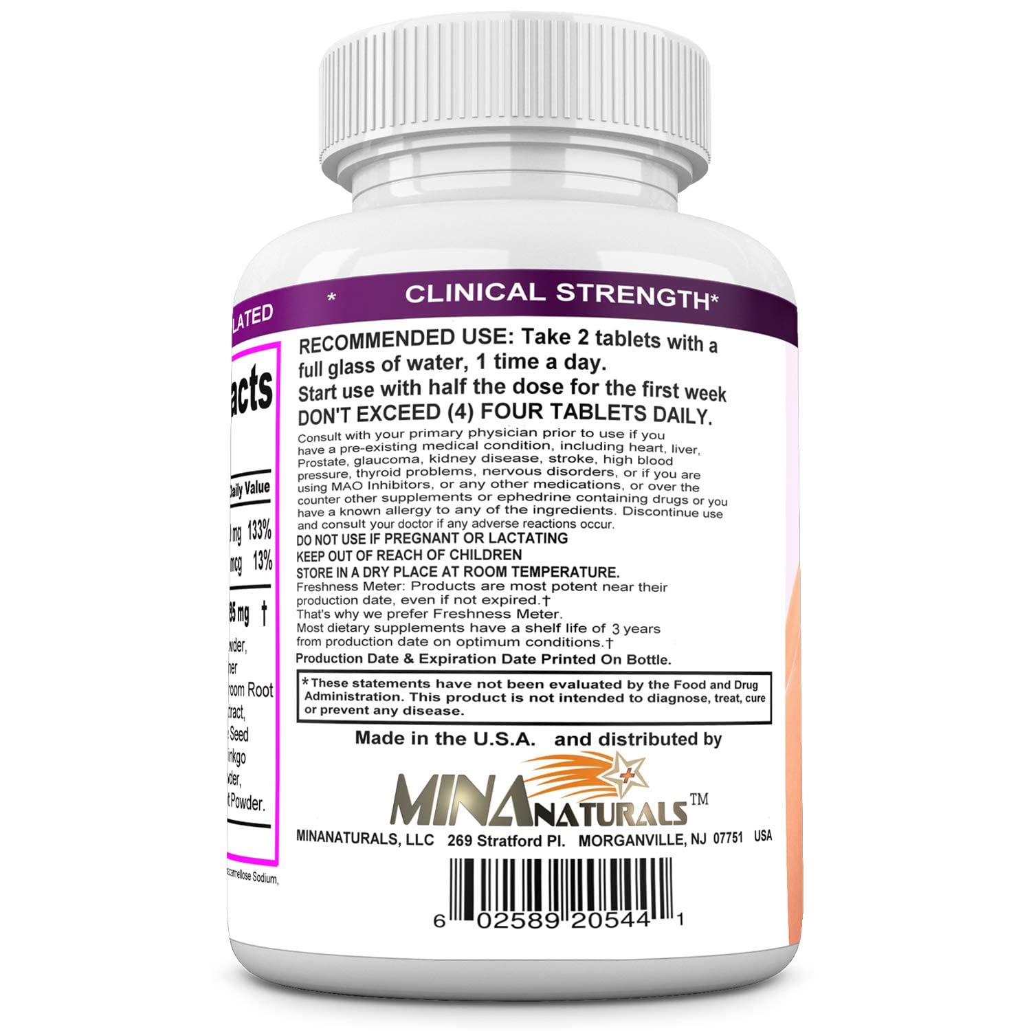 MINANATURALS VARICOSOLVE The Natural Supplement for Leg Veins. 60 Tablets MINANATURALS buy supplements canada
