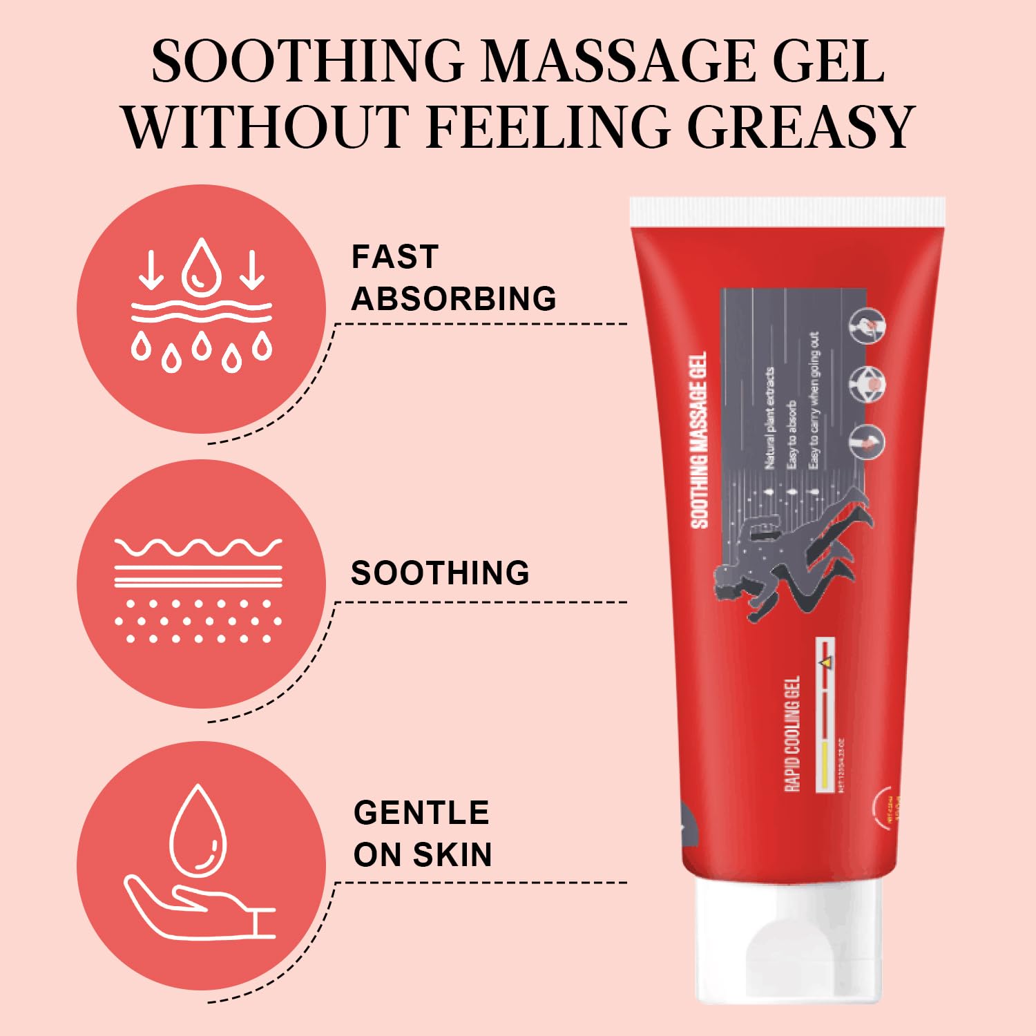 Joint Gel, Soothing Massage Cream, Joint Soothing Comfort Gel for Back, Neck, Keen, Muscle, and Foot, Absorb Quickly, Natural and Non-Greasy, 4.23OZ Josmon buy supplements canada