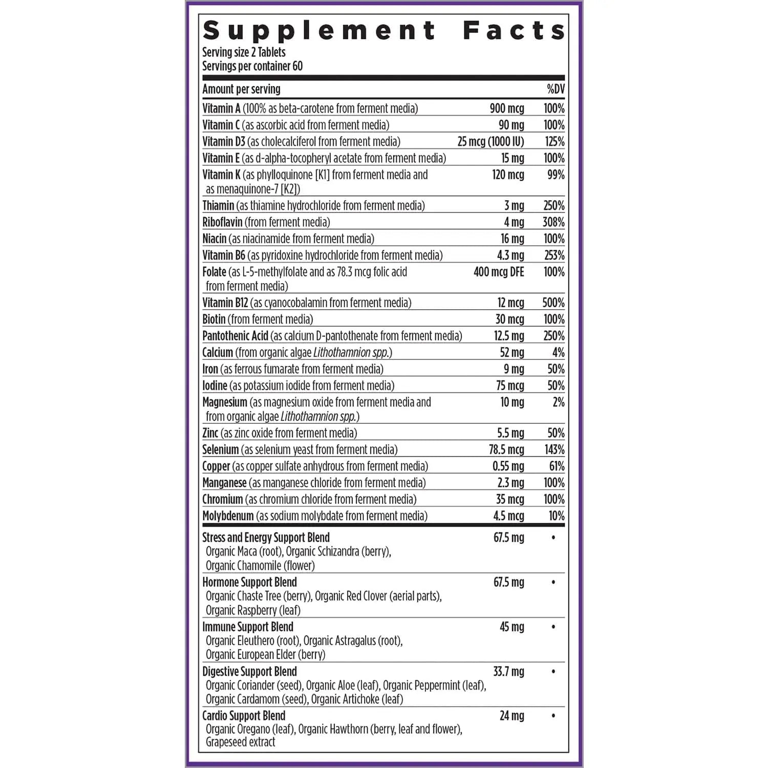 New Chapter Women's Multivitamin Advanced Formula for Stress, Bone, Immune, Beauty & Energy Support, Higher Levels New Chapter buy supplements canada