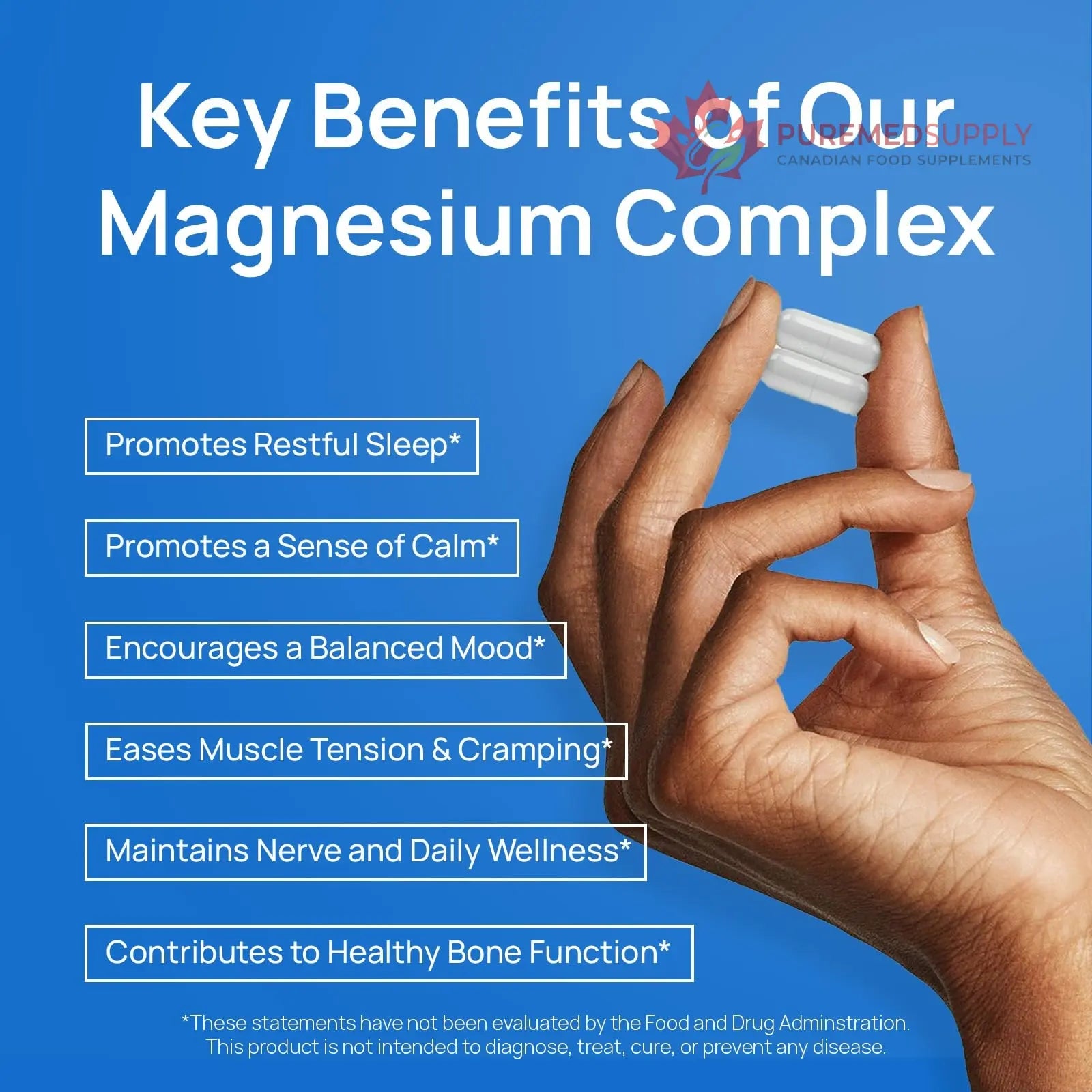 Selerb Magnesium Complex for Women and Men-Glycinate,Malate,Citrate,Oxide Supports Calm, Sleep, Muscle & Energy with D3, B6, Zinc, Slippery Elm & DGL Gentle on Stomach 90 Capsules Selerb buy supplements canada