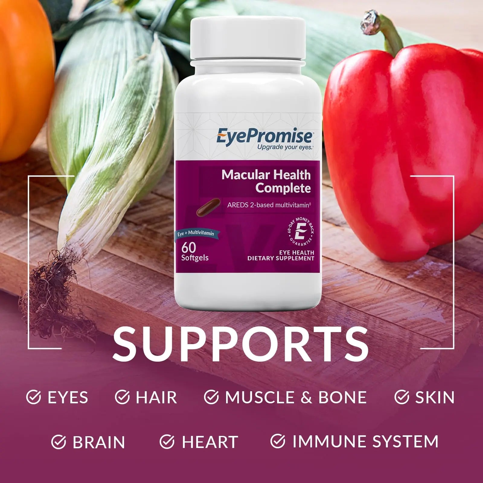 EyePromise Macular Health Complete Supplement - 60 Softgels, 30-Day Supply - Complete Macular Support with 10mg Lutein & Zeaxanthin EyePromise buy supplements canada