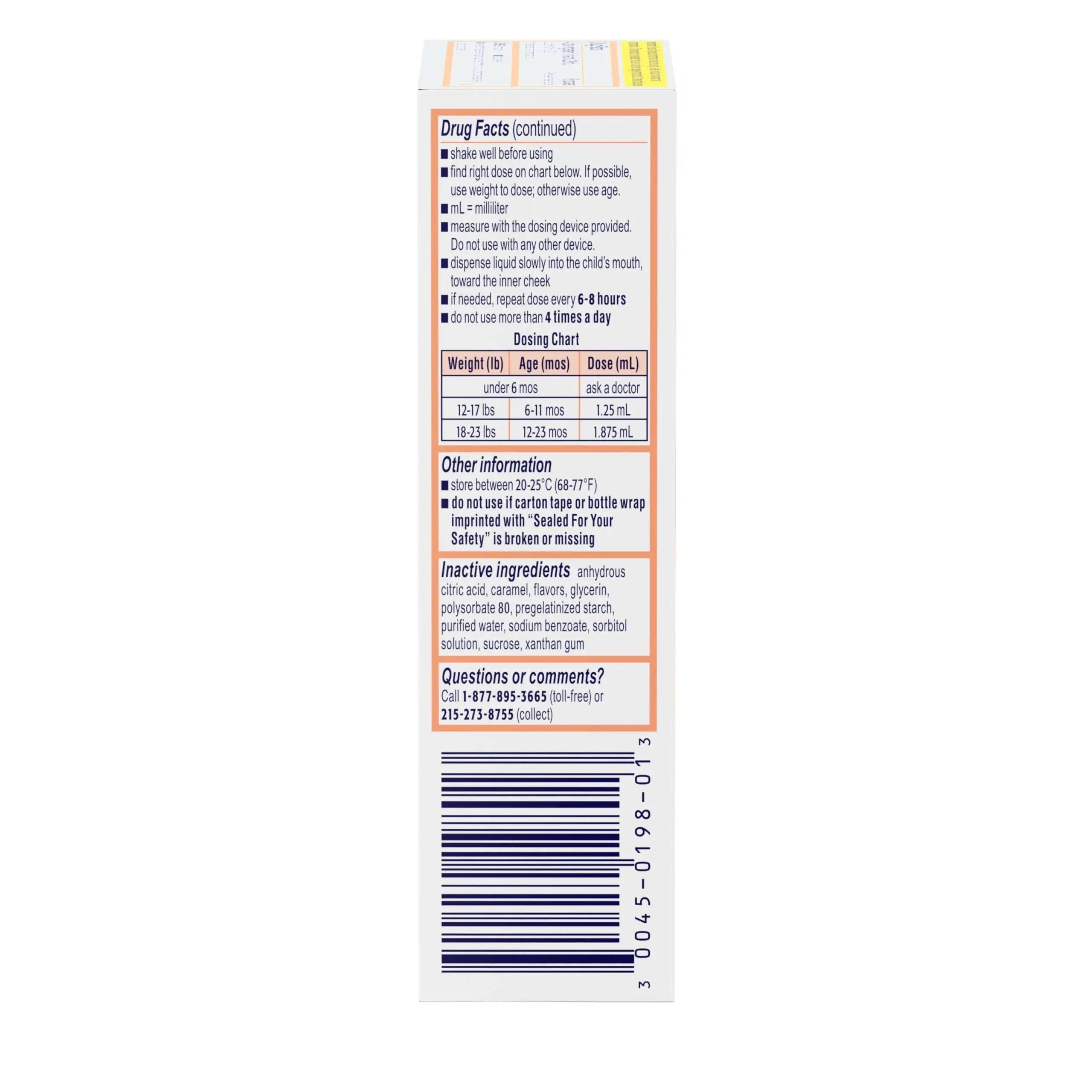 Motrin Infants Infant Ibuprofen Oral Suspension Concentrated Drops, NSAID Fever Reducer & Pain Reliever for Babies, Dye Free, Alcohol-Free, Berry Flavor, Includes Enclosed Syringe, 1 fl. oz Infants' Motrin buy supplements canada