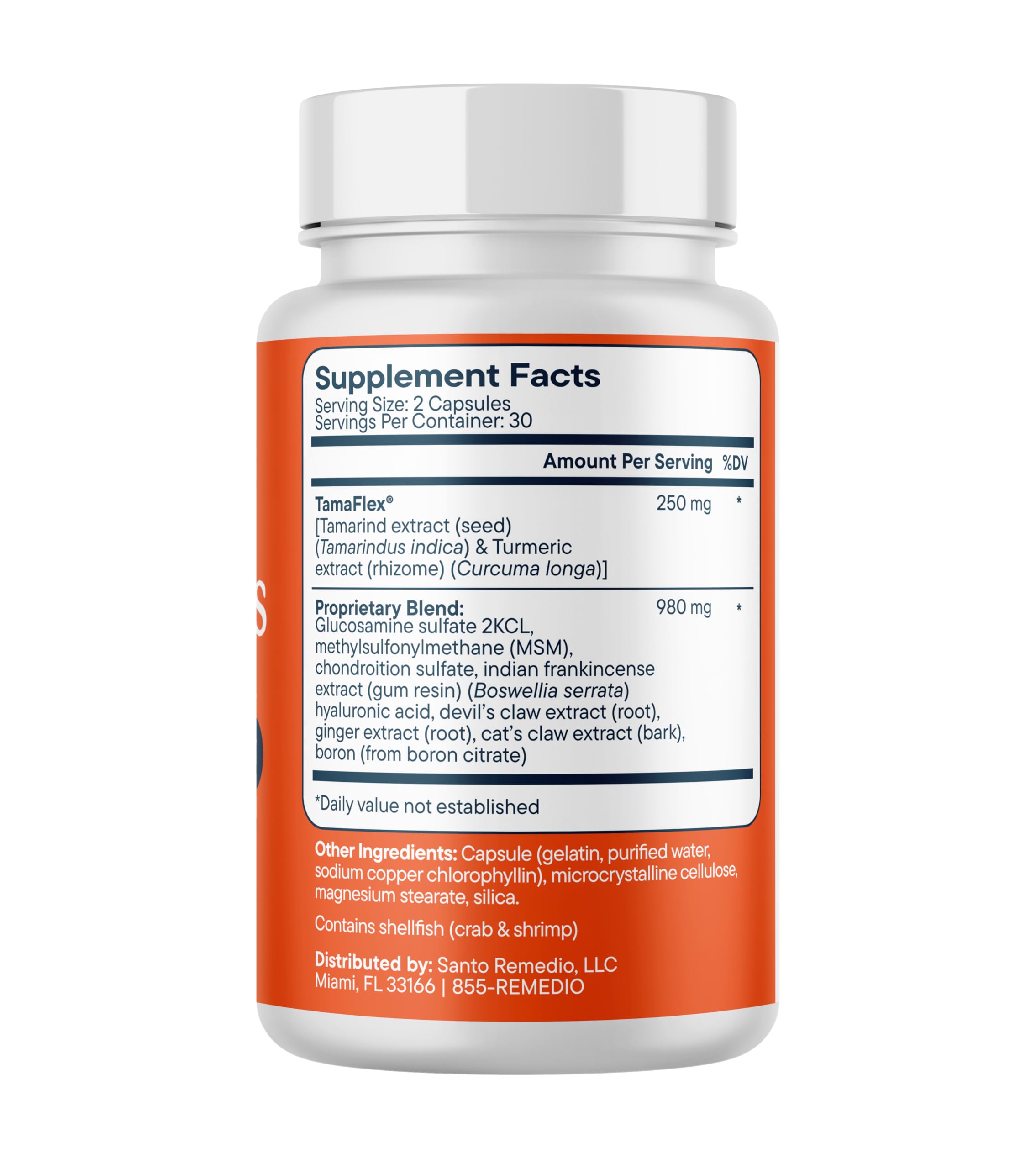 Santo Remedio Articulaciones, Joint Health Support, Promotes Joint Comfort and Function, Contains Clinically Proven Ingredients, TamaFlex™, 60 Servings Santo Remedio buy supplements canada
