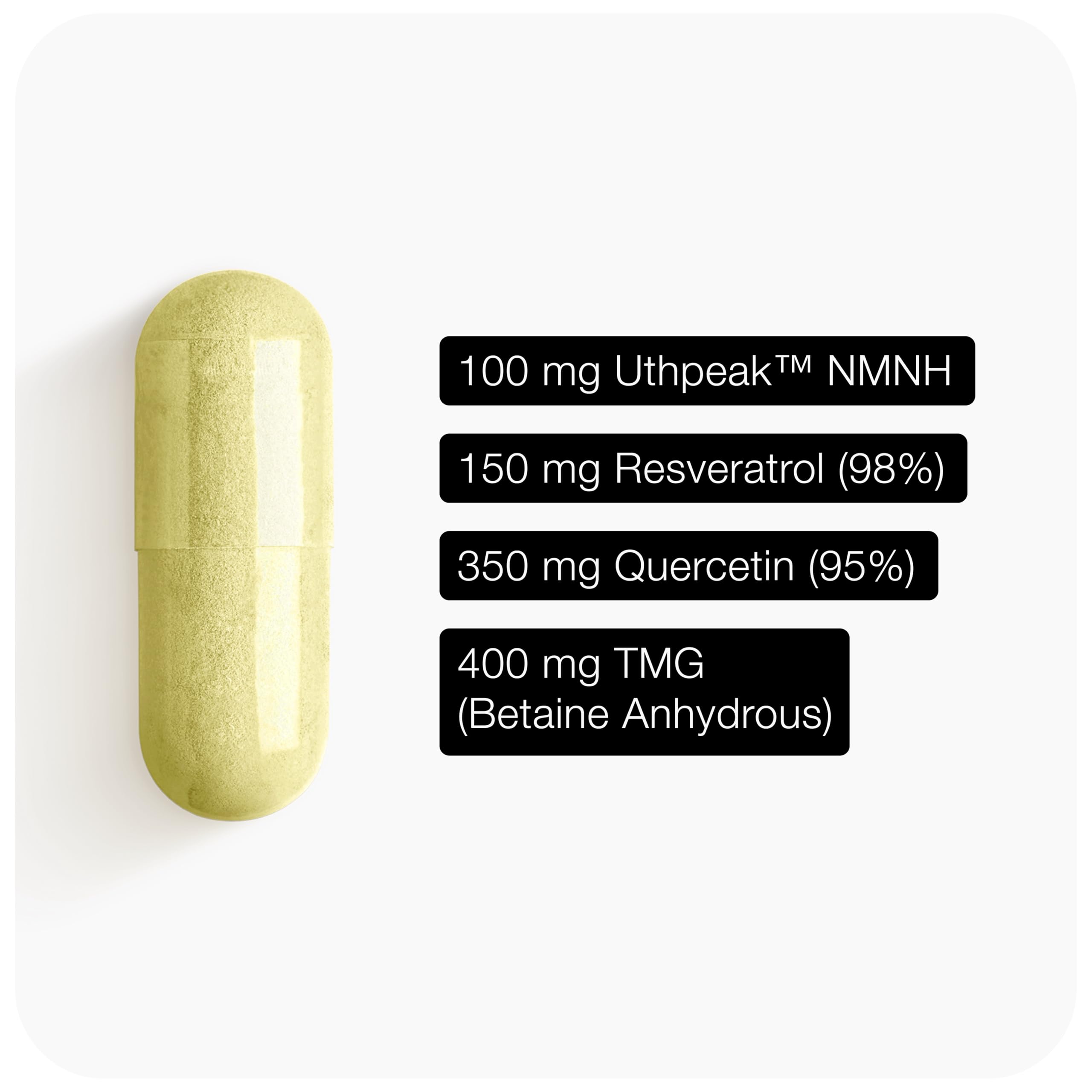 Toniiq NMNH Supplement – Ultra High Potency 1,000mg Complex with Clinically Studied Uthpeak™ NMNH, Resveratrol, Quercetin & TMG – Highly Purified – Third-Party Lab Tested – 60 Capsules Toniiq buy supplements canada