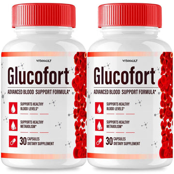 (2 Pack) Glucofort, Max Advanced Blood Support Formula Capsules Vitavault buy supplements canada