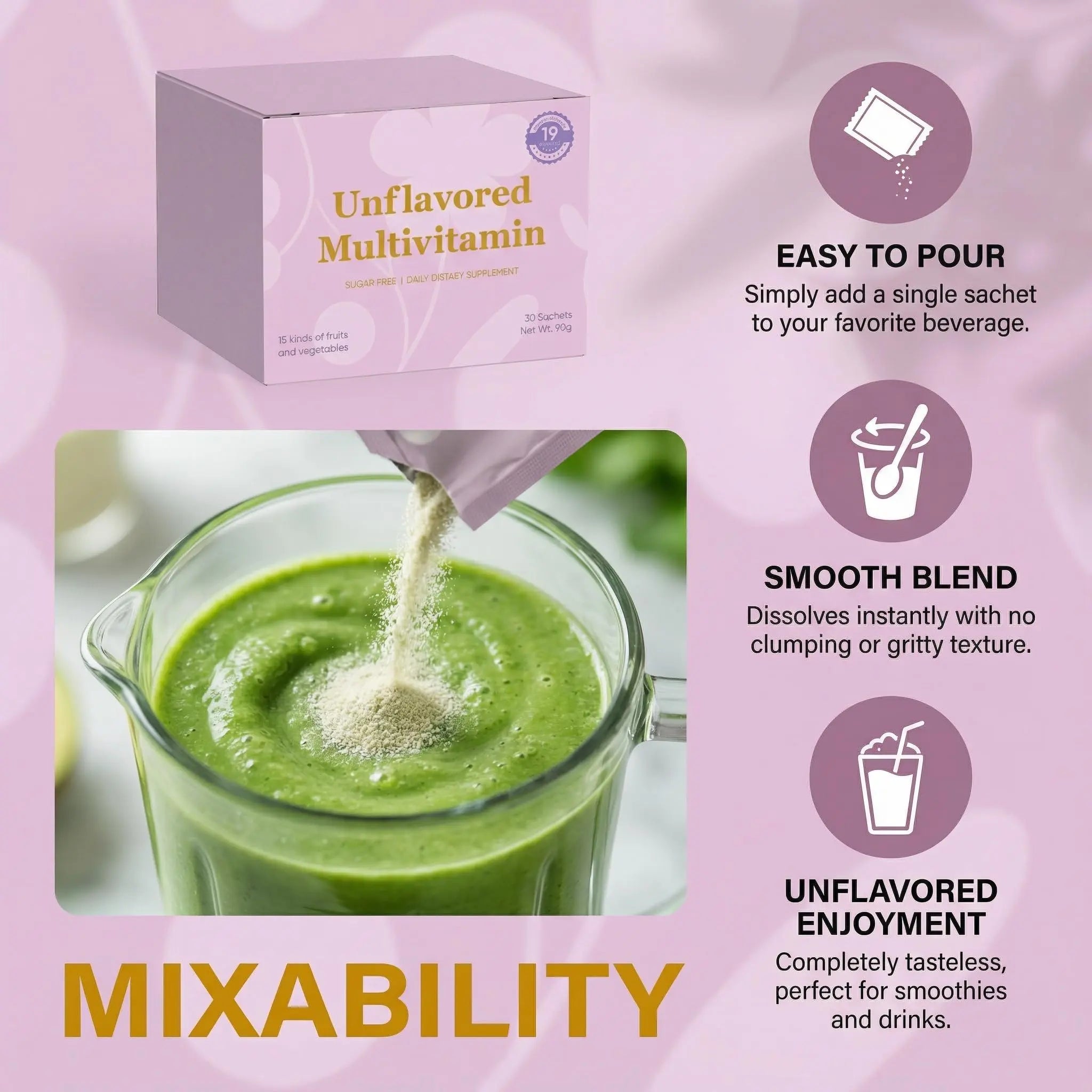 Unflavored Vitamin Powder, Multivitamin Powder Supplement with 19 Vitamins & Minerals + 15 Fruit & Veggie Blend, Supports Healthy Growth PRCYZO buy supplements canada