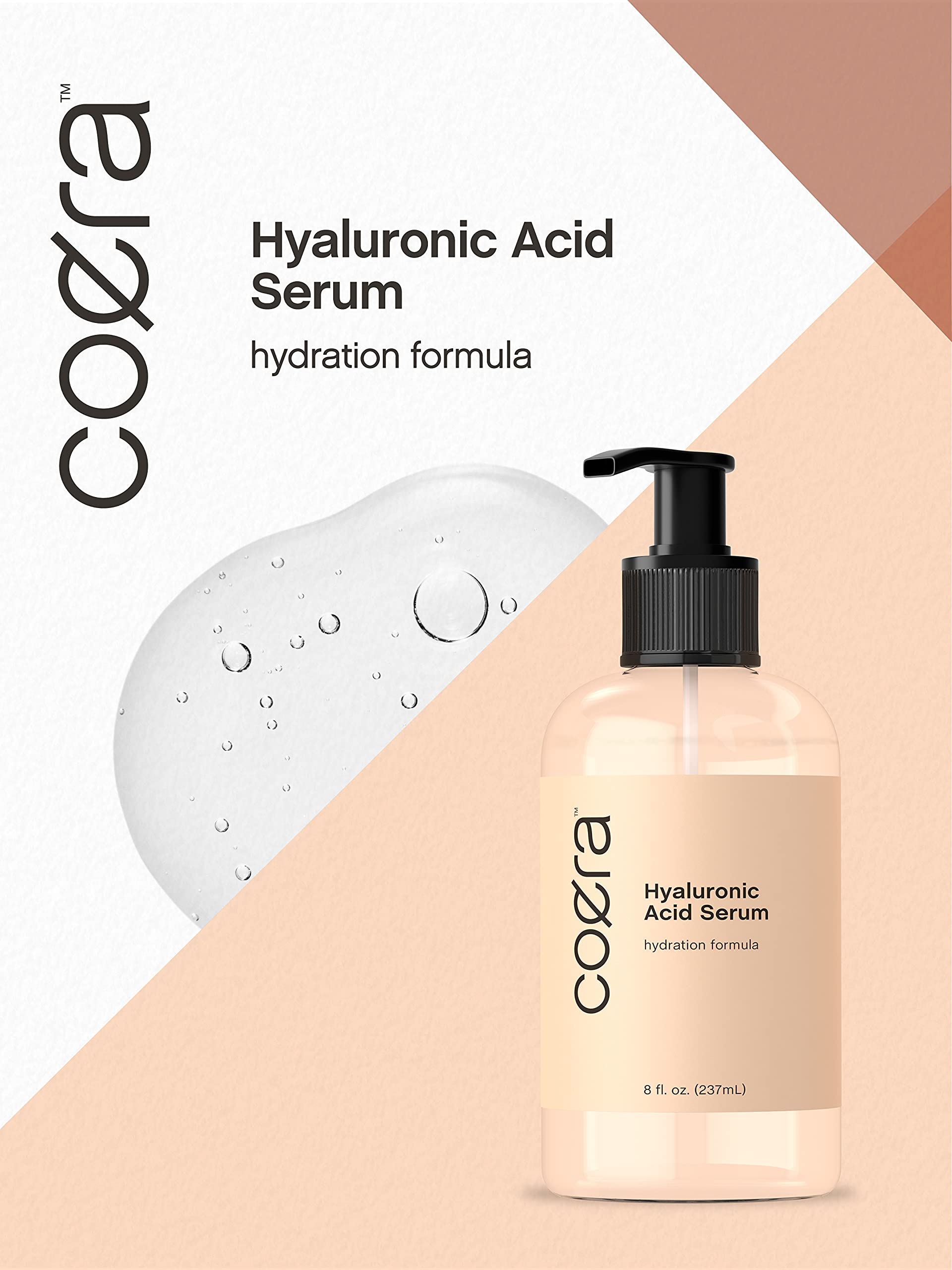 Hyaluronic Acid Serum for Face & Skin | 8 oz | Paraben & SLS Free Moisturizer | Packaging Coera buy supplements canada