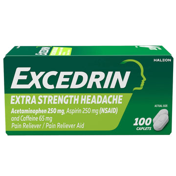 Excedrin Extra Strength Pain Relief Caplets – Headache Relief – 100 Count Excedrin buy supplements canada