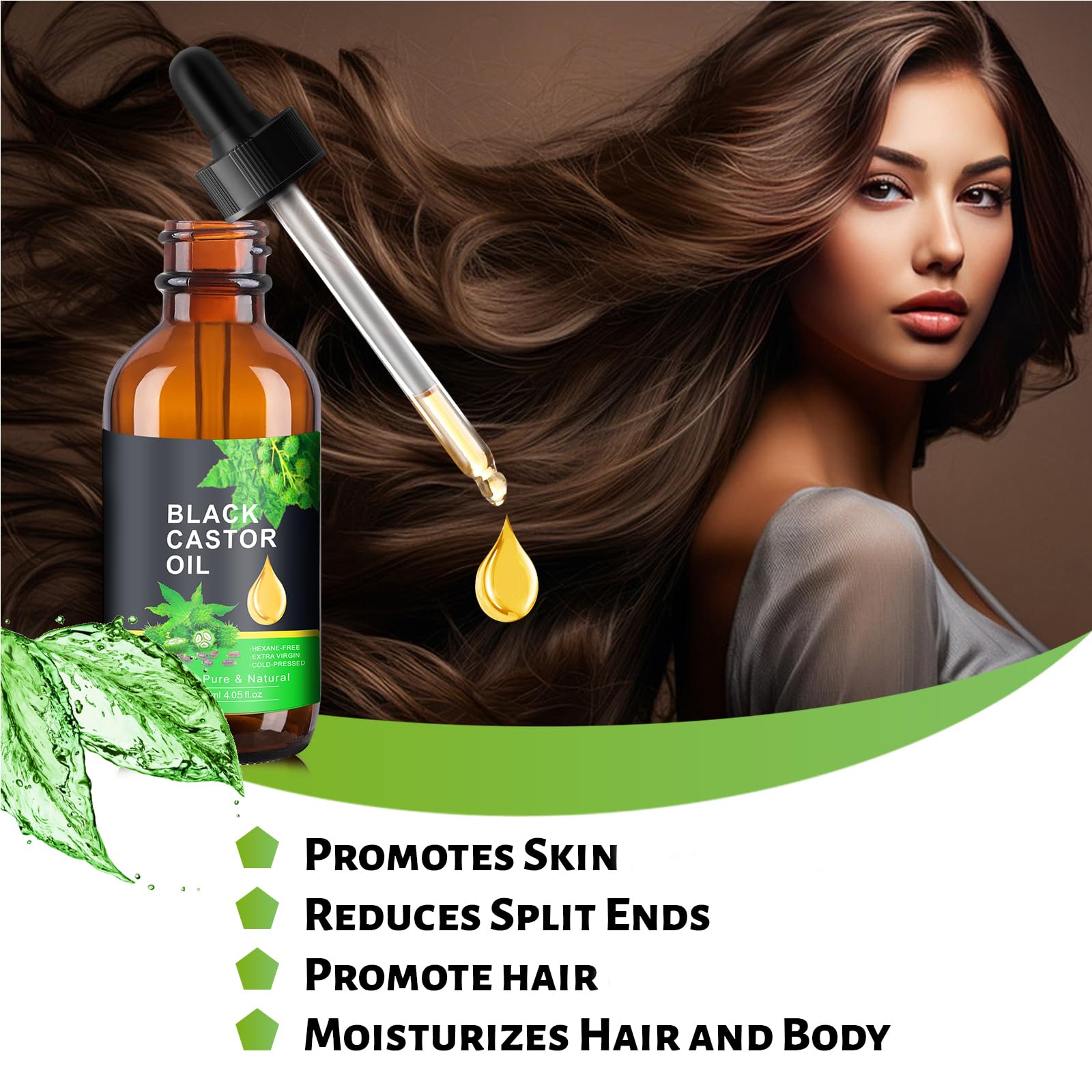 PAVAROP Jamaican Black Castor Oil, Organic Black Castor Oil Cold Pressed in Glass Bottle PAVAROP buy supplements canada