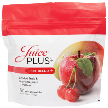 Juice Plus+ Fruit Blend Soft Chews (Chewables) - Boost Your Nutrition with 11 Fruits & Plant Ingredients - Vegan Gummy for Kids & Adults - Vitamins, Whole Food Nutrition - 120 Chewables Juice Plus+ buy supplements canada