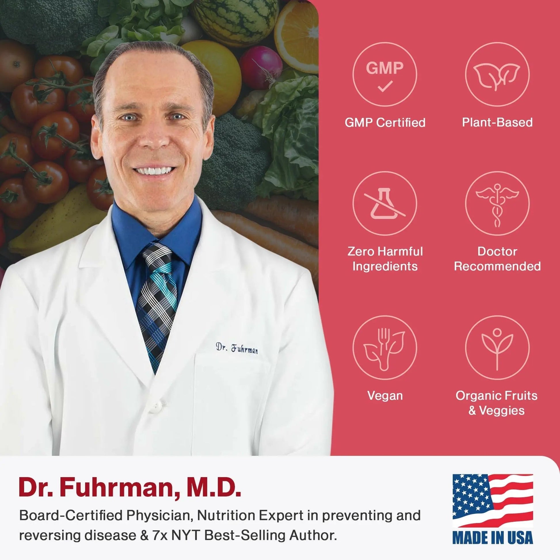 Dr. Fuhrman Pixie Vites Chewable Children's multivitamin | Whole Food Kids Multi with Vitamin D3, K2 & Zinc | Dr. Fuhrman buy supplements canada