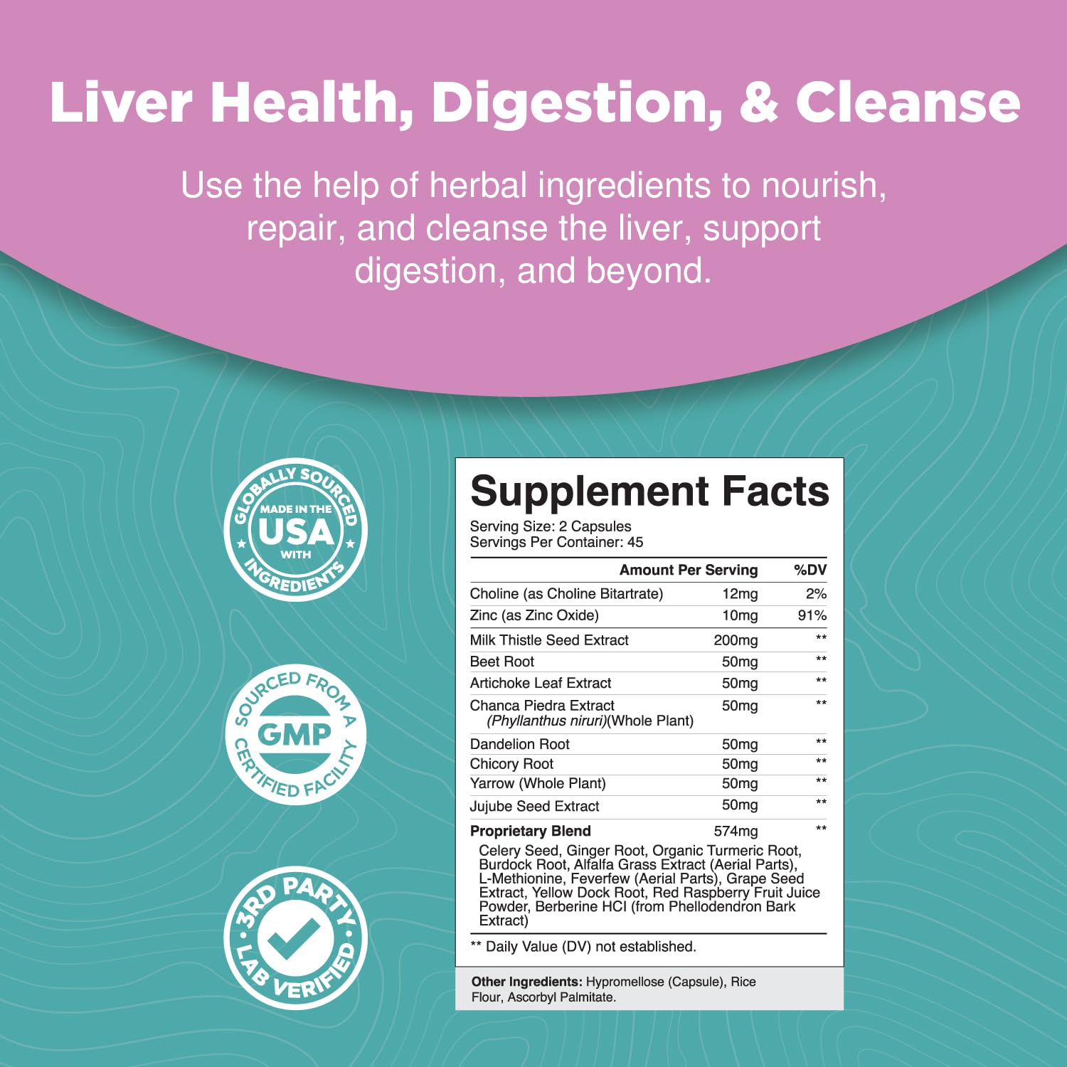 Liver Cleanse Detox & Repair Formula - Herbal Liver Support Supplement Natures Craft buy supplements canada