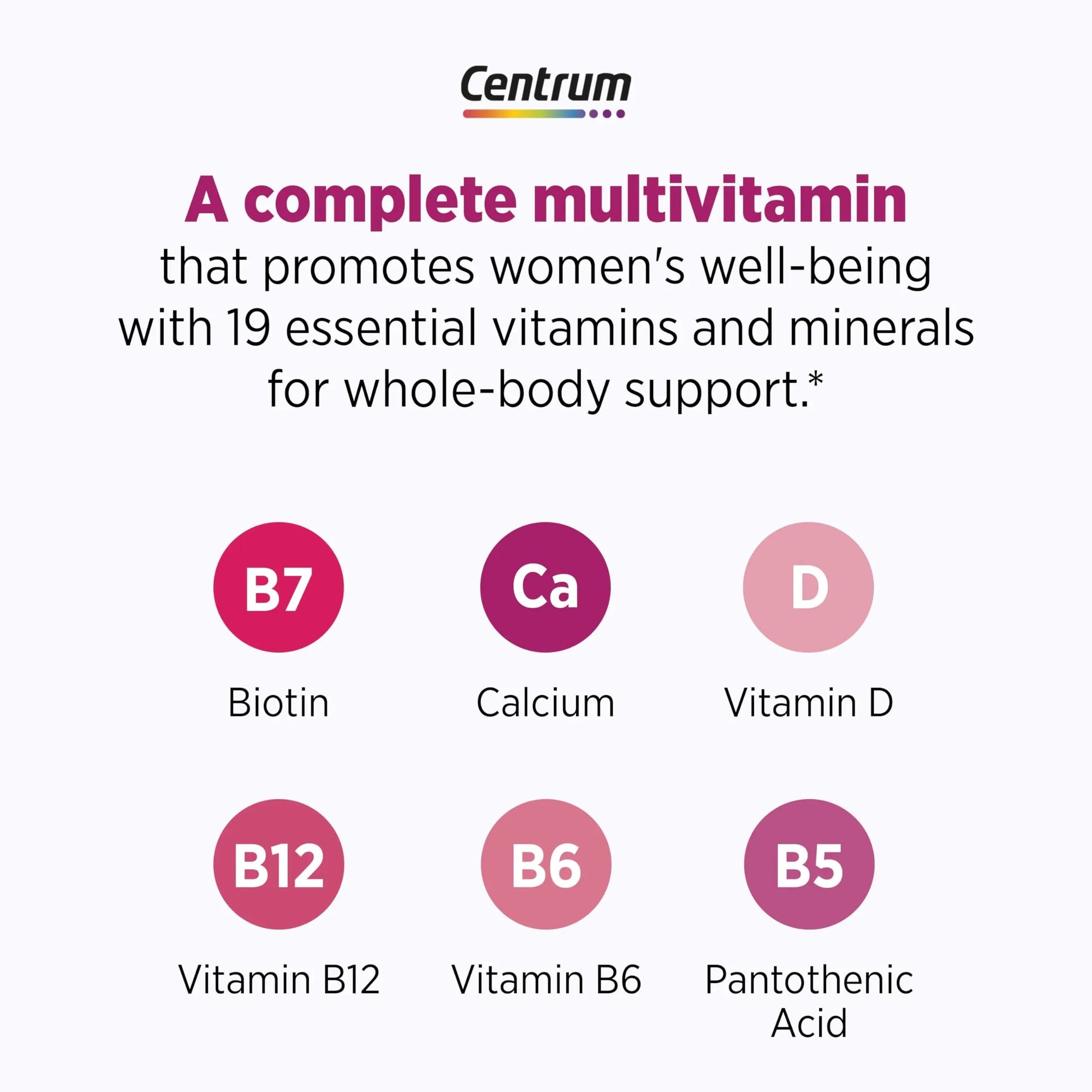 Centrum Complete Multivitamin Supplement + Hot Flash Support Menopause Support Tablets, with Clinically Studied geniVida, 30 Count Centrum buy supplements canada